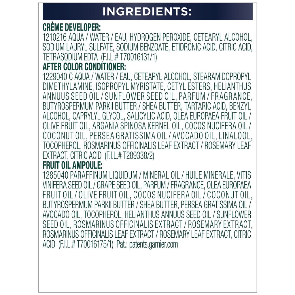 Garnier Nutrisse Ultra Nourishing Hair Color Creme,Permanent Hair Dye, IN1 Dark Intense Indigo, 1 Kit