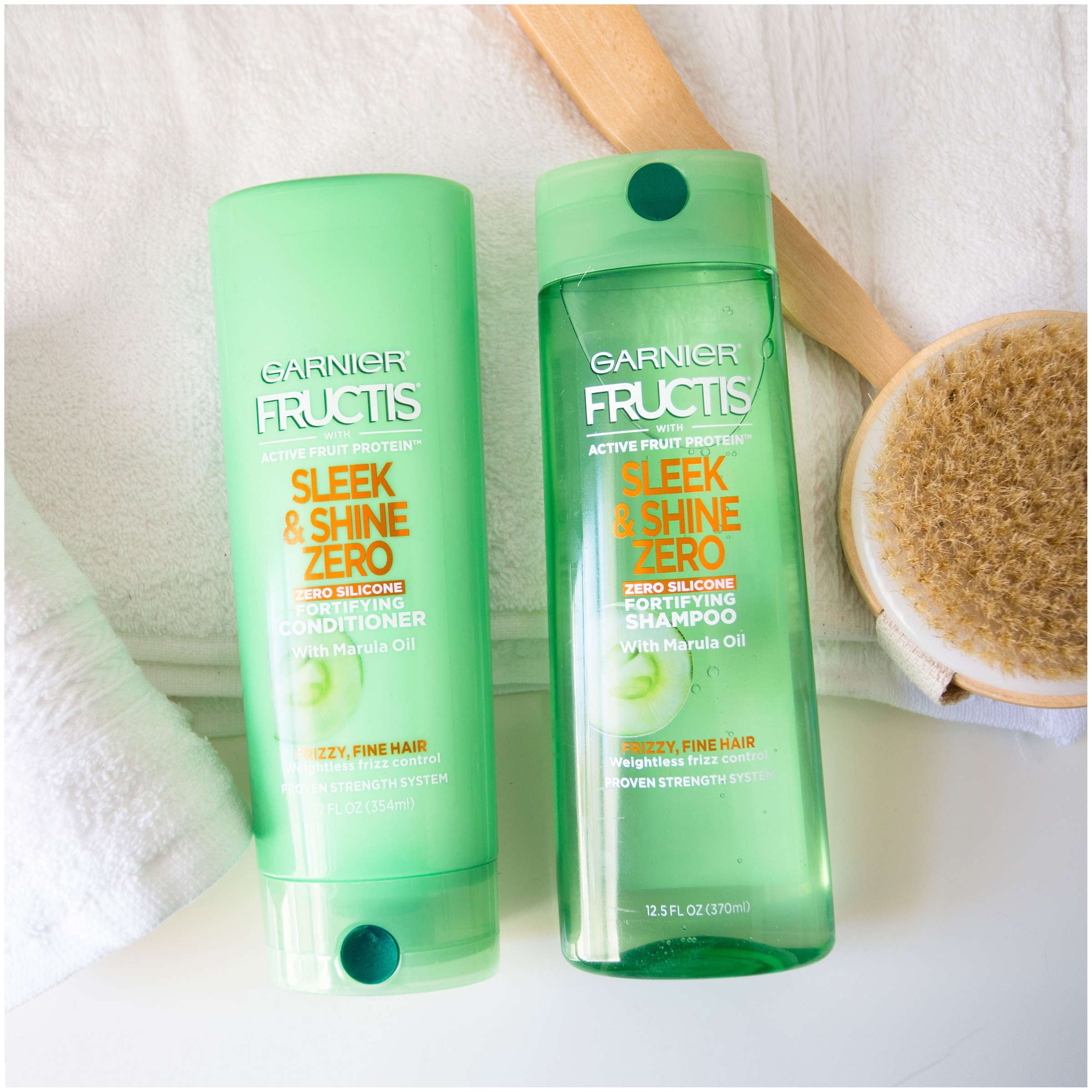 Garnier Fructis Sleek & Shine Zero Shampoo 12.5 FL OZ