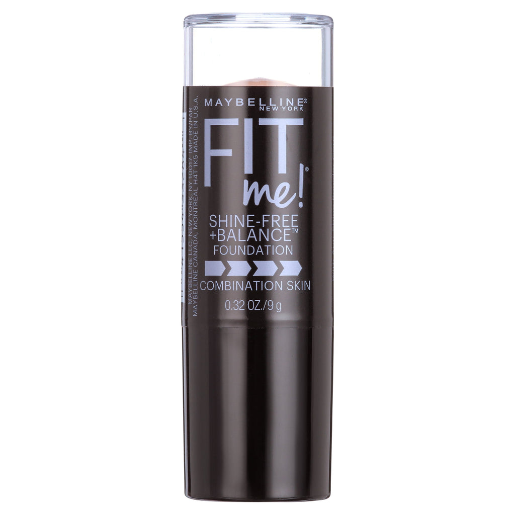 Maybelline Fit Me Matte + Poreless Shine-Free Stick Foundation Makeup, 115 Ivory, 0.32 oz