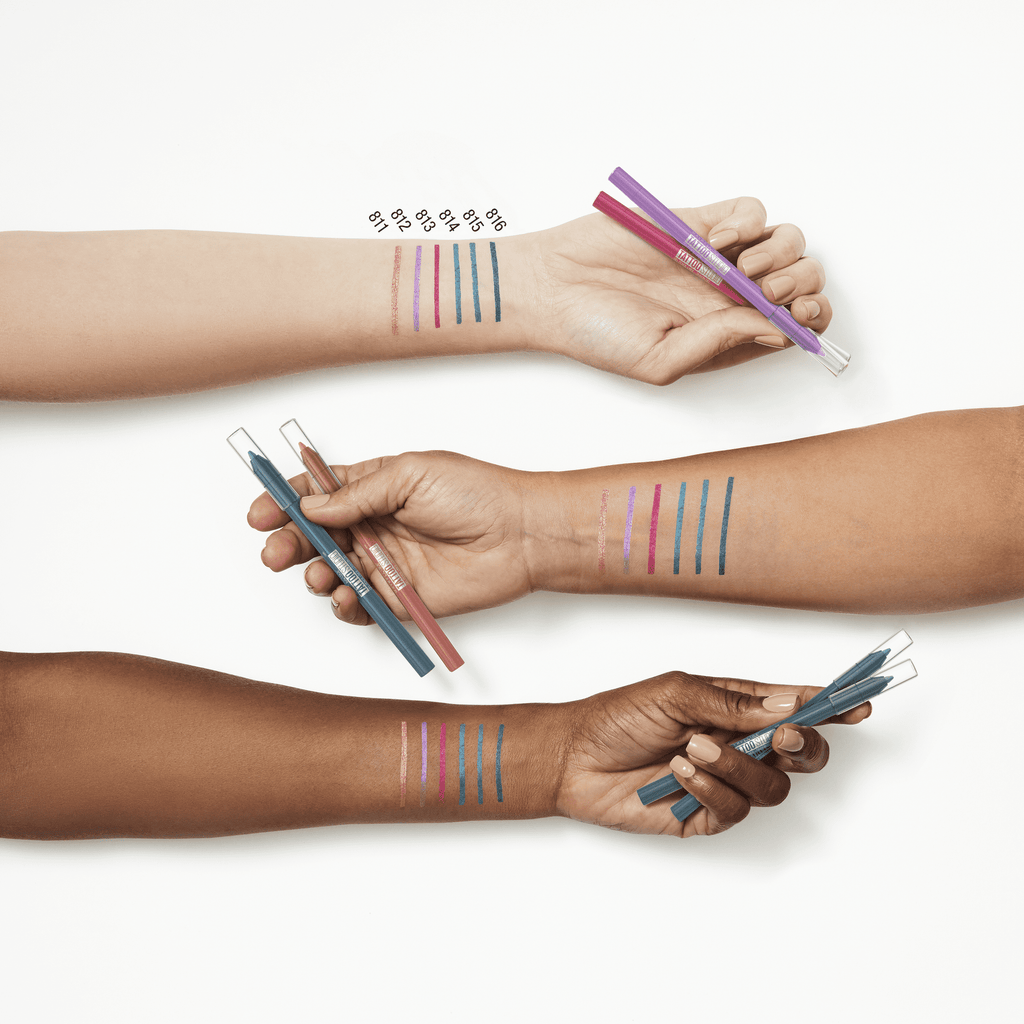 Maybelline Tattoo Studio Sharpenable Gel Pencil Waterproof Longwear Eyeliner, Blue Disco, 0.04 oz