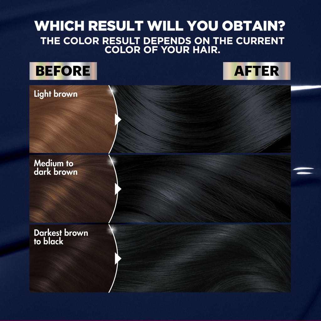 Garnier Nutrisse Nourishing Adult Hair Color Creme, BL11 Jet Blue Black