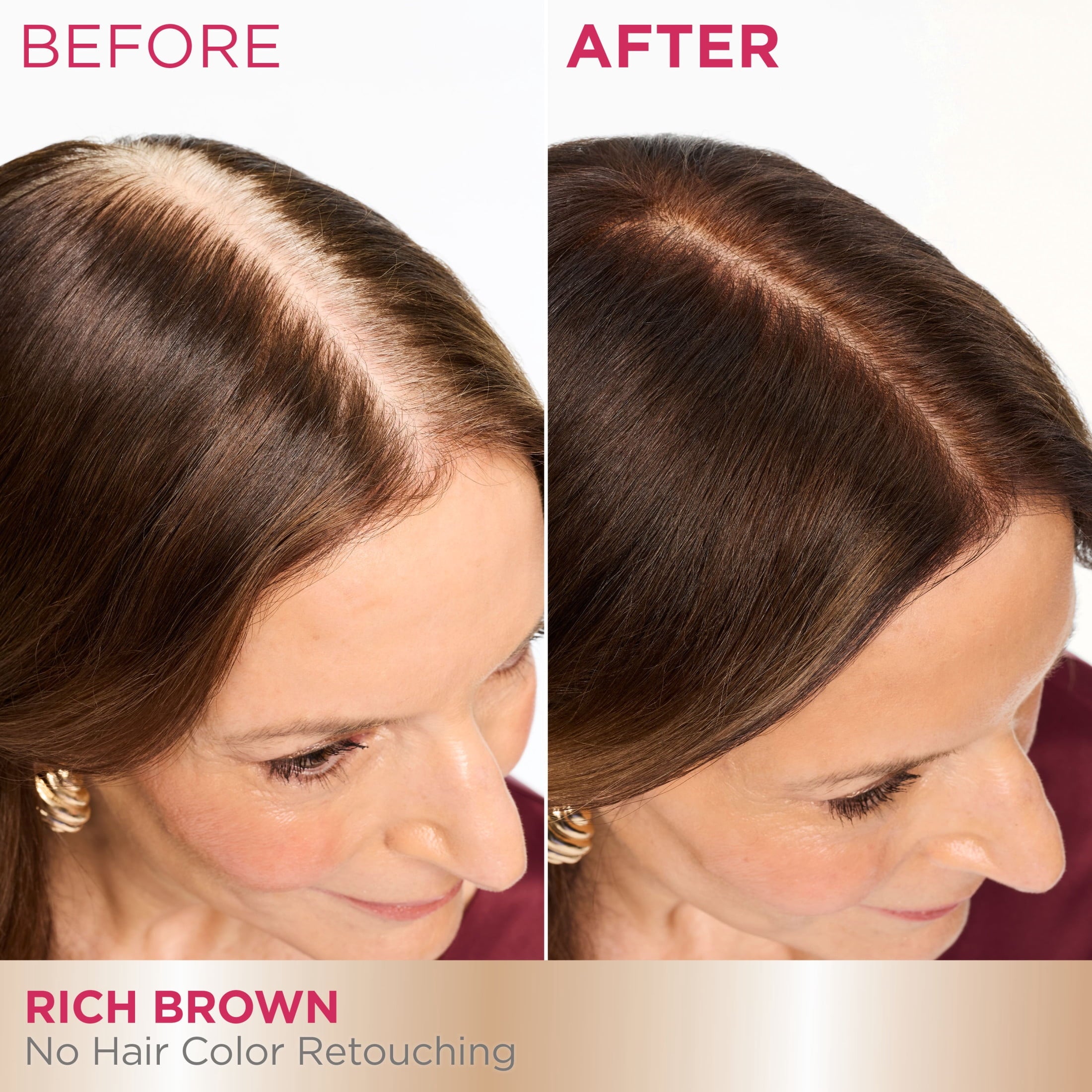 Garnier Color Sensation Retouch Permanent Hair Color for Adults, Rich Brown, 1 Kit