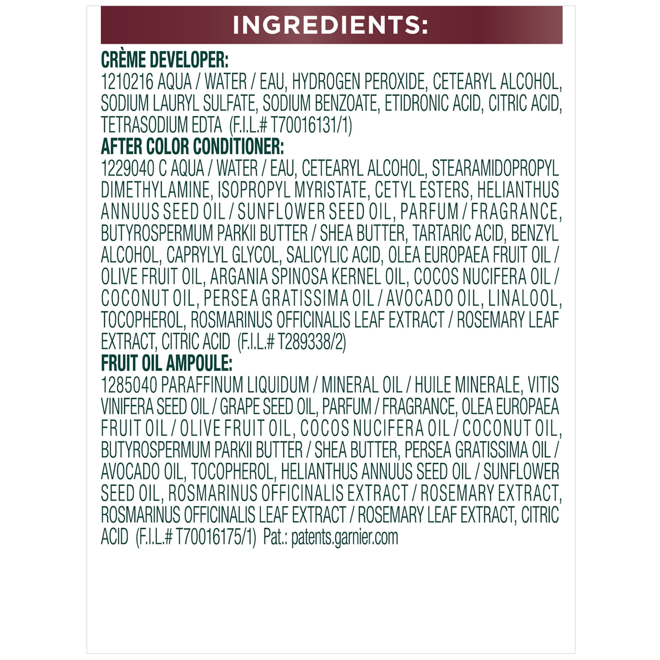 Garnier Nutrisse Ultra Nourishing Hair Color Creme, BR2 Dark Intense Burgundy, 1 Kit