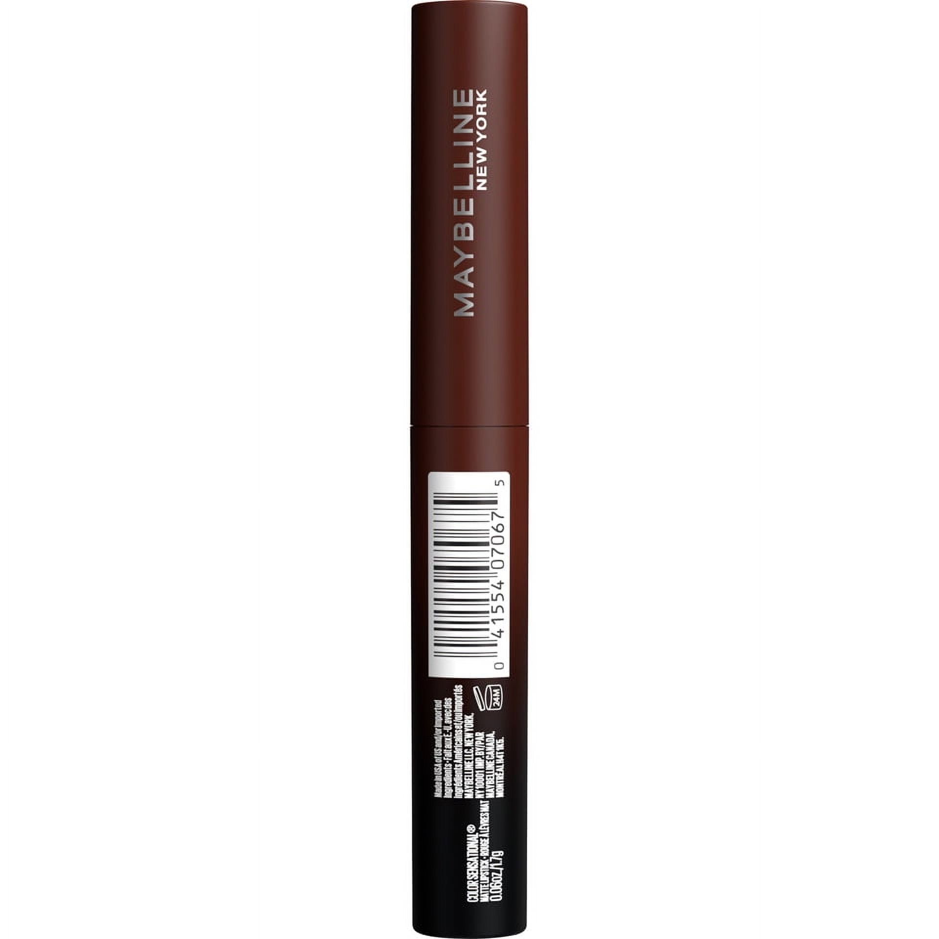 Maybelline Color Sensational Ultimatte Neo-Neutrals Slim Lipstick, More Coffee, 0.06 oz.