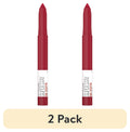 (2 pack) Maybelline Super Stay Ink Crayon Lipstick, Matte Longwear Lipstick, Check Yourself, 0.04 oz.