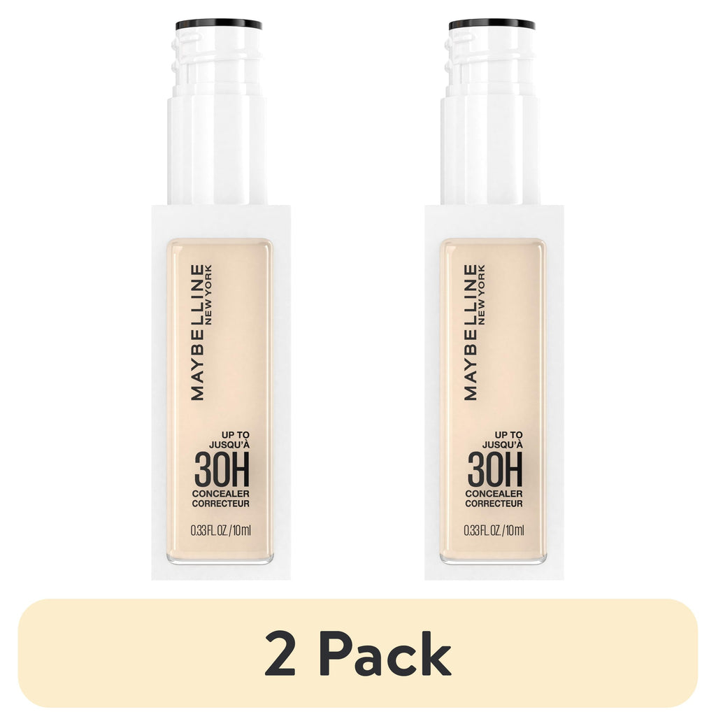 (2 pack) Maybelline Super Stay Active Wear Liquid Concealer, Full Coverage, Up to 30HR Wear, 05, 0.33 fl oz