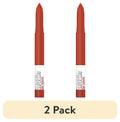 (2 pack) Maybelline SuperStay Ink Crayon Lipstick, Matte Longwear Lipstick Makeup, Rise to the Top, 0.04 oz