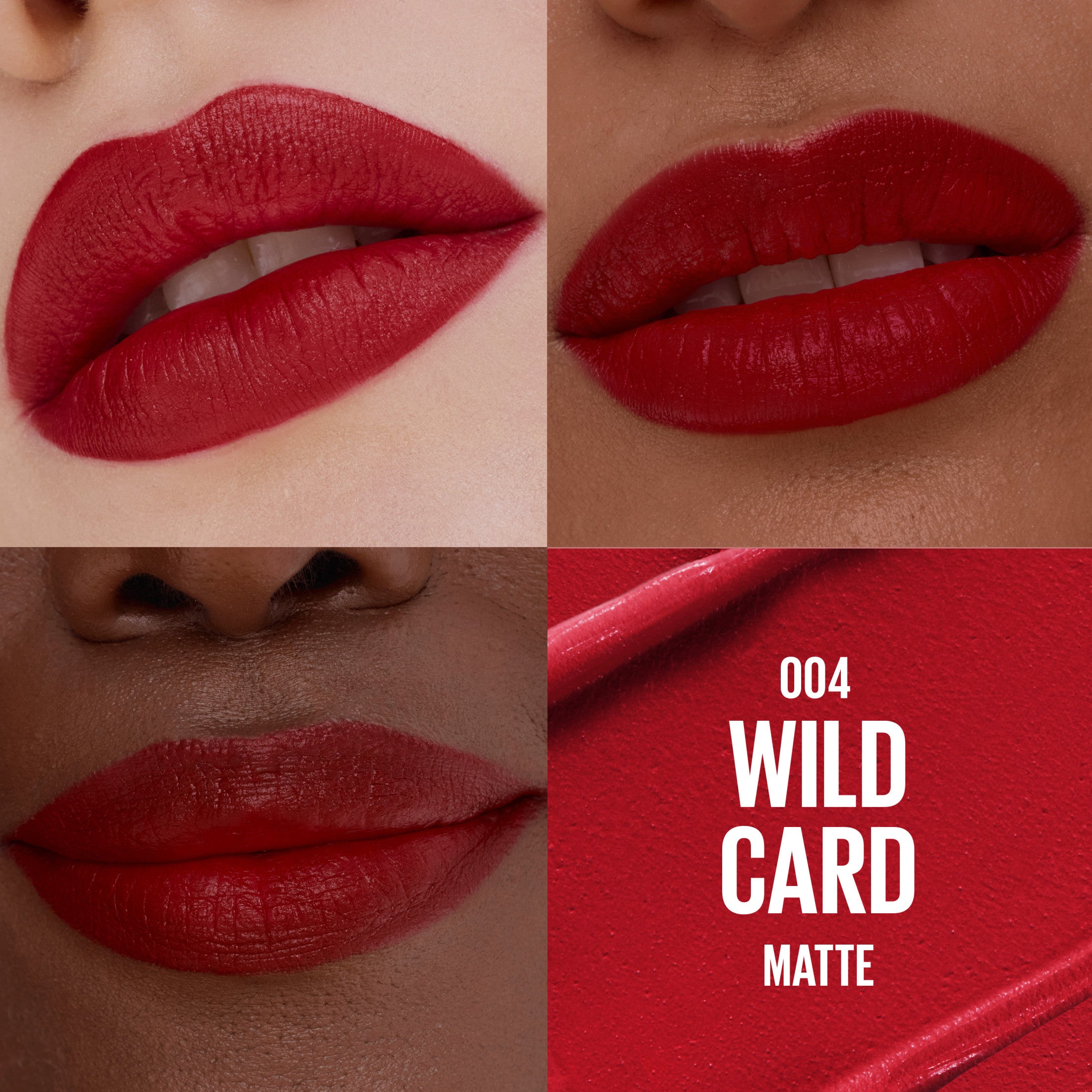 Maybelline Serum Lipstick, Matte Finish, Oil-Blend and Hyaluronic Acid, 004 Wild Card, 0.12 oz