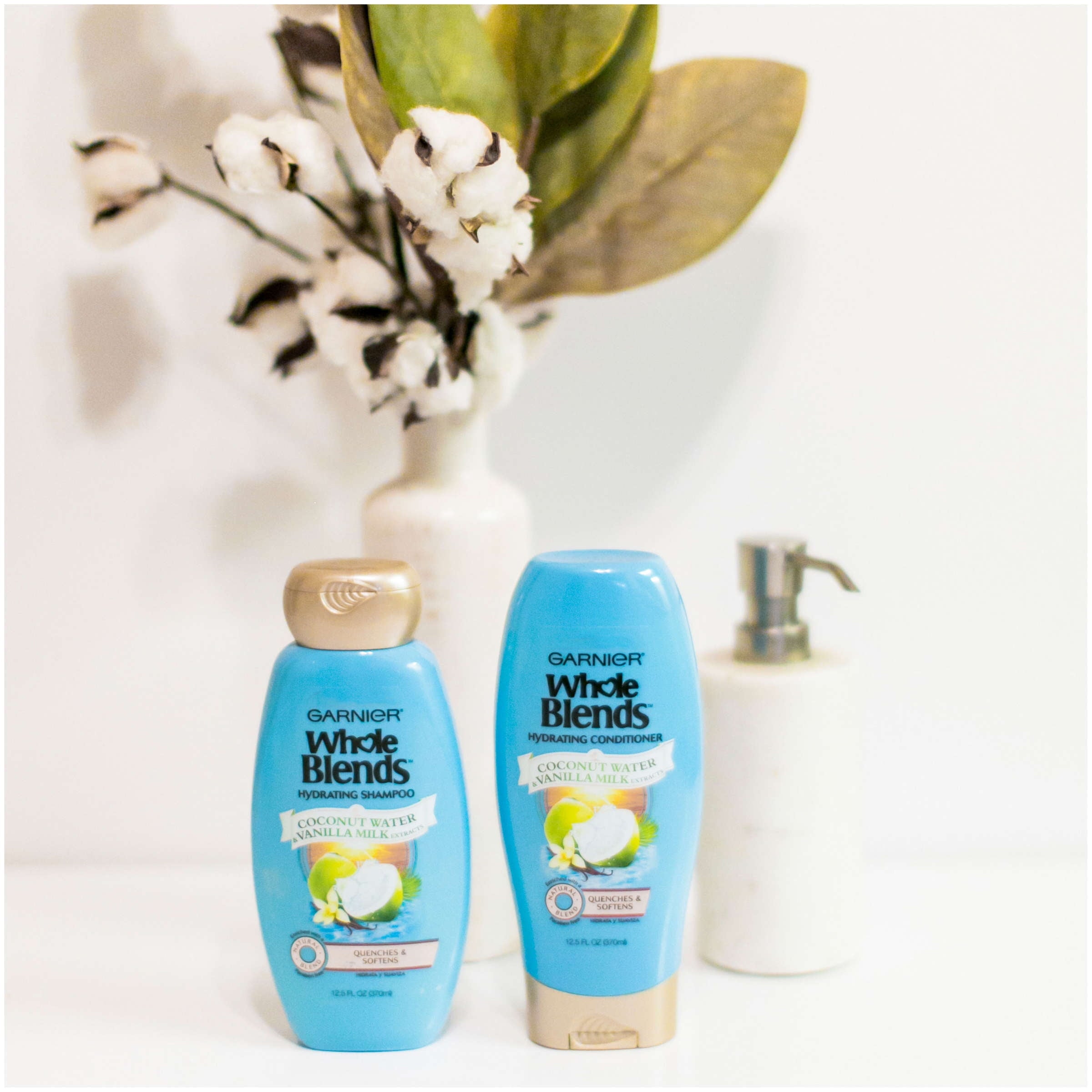 Garnier Whole Blends Conditioner with Coconut Water & Vanilla Milk Extracts 12.5 FL OZ
