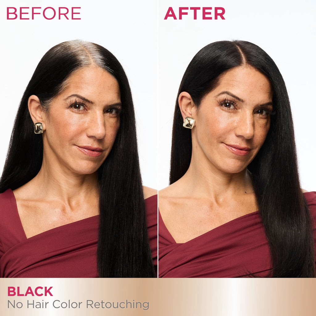 Garnier Color Sensation Color Retouch Permanent Hair Color for Adults, Black, 1 kit