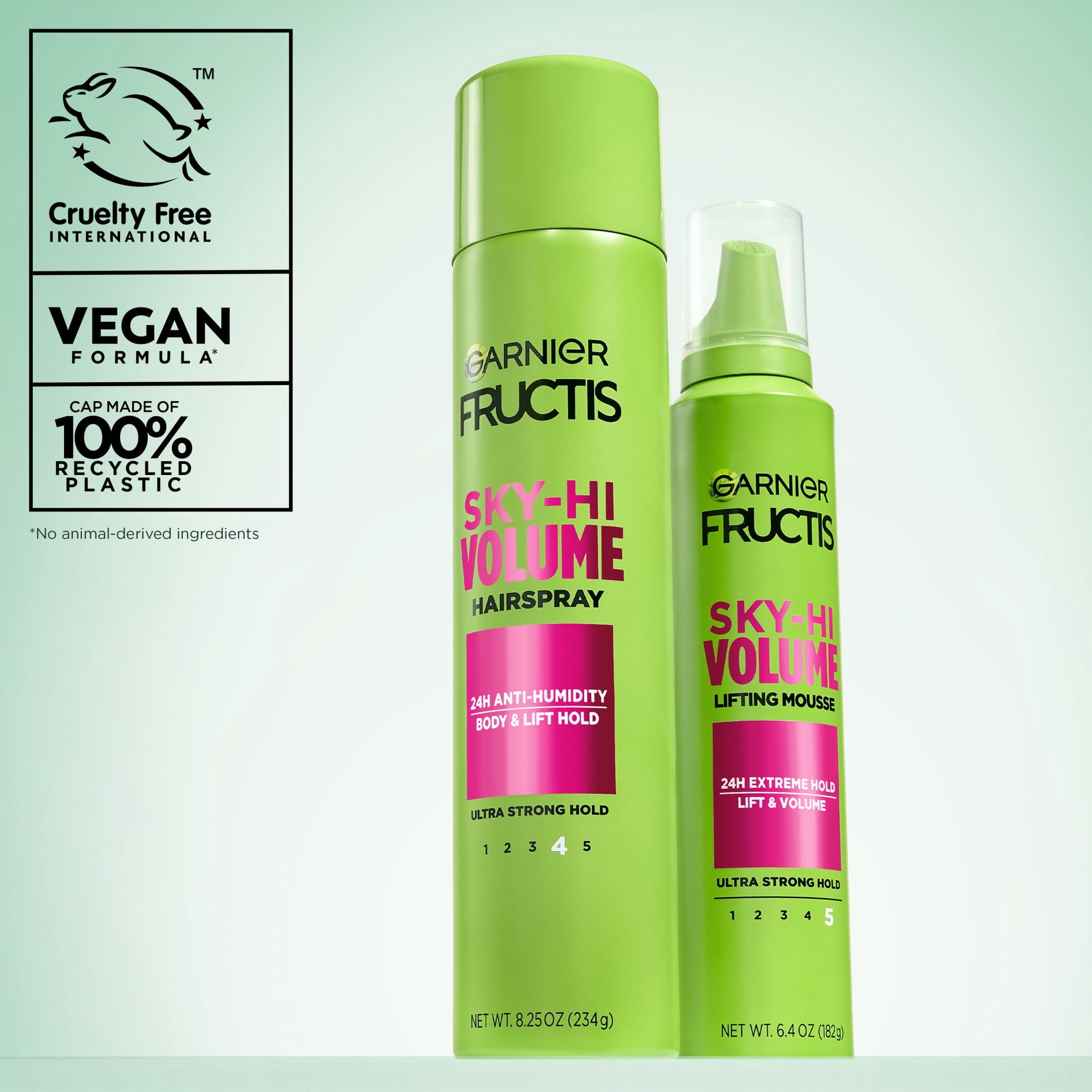 Garnier Fructis Style Volume Anti-Humidity Hairspray, Extra Strong Hold, 8.25 oz