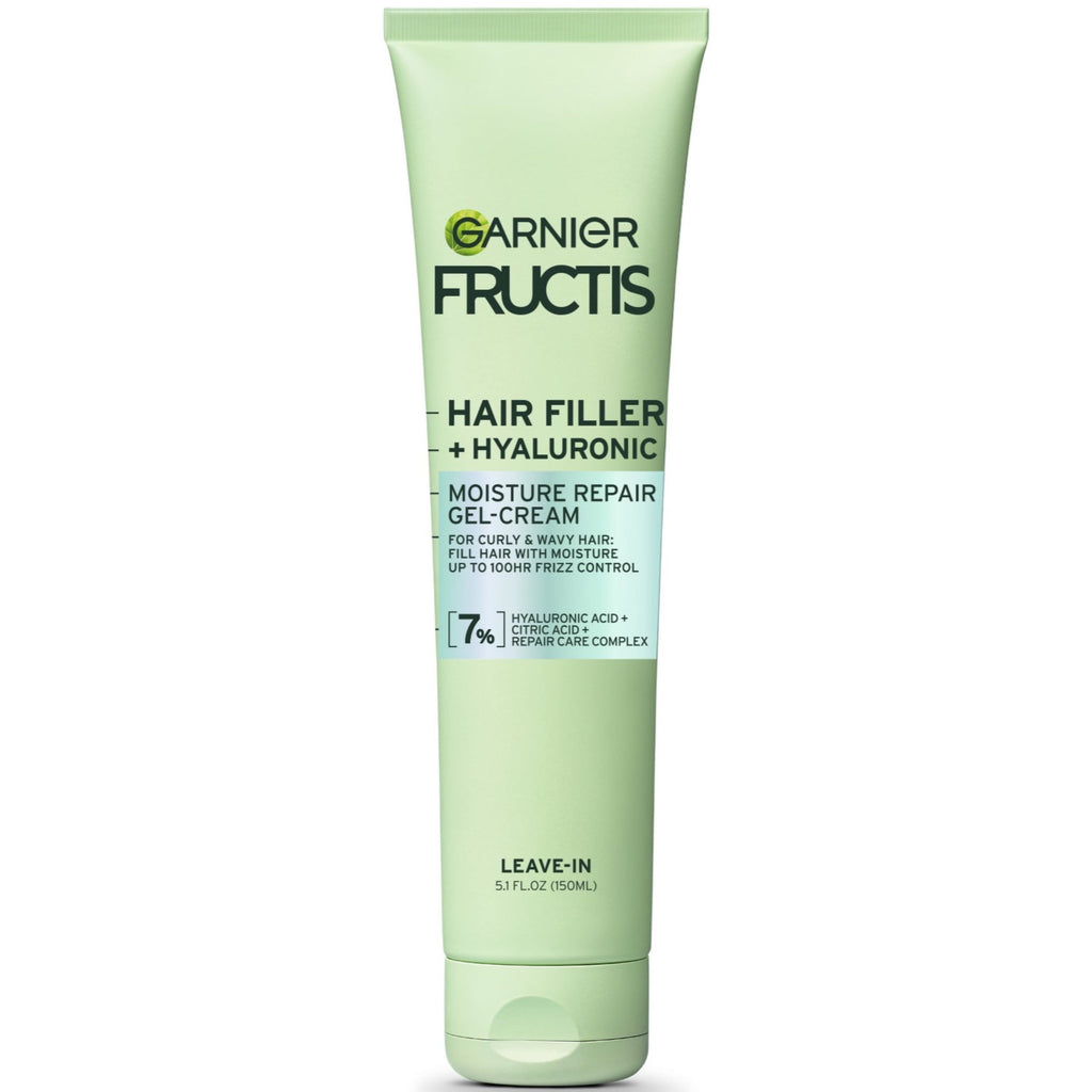 Garnier Fructis Hair Filler Hyaluronic Acid Repair Gel Cream Scalp Care, Wavy Hair 5.1 fl oz