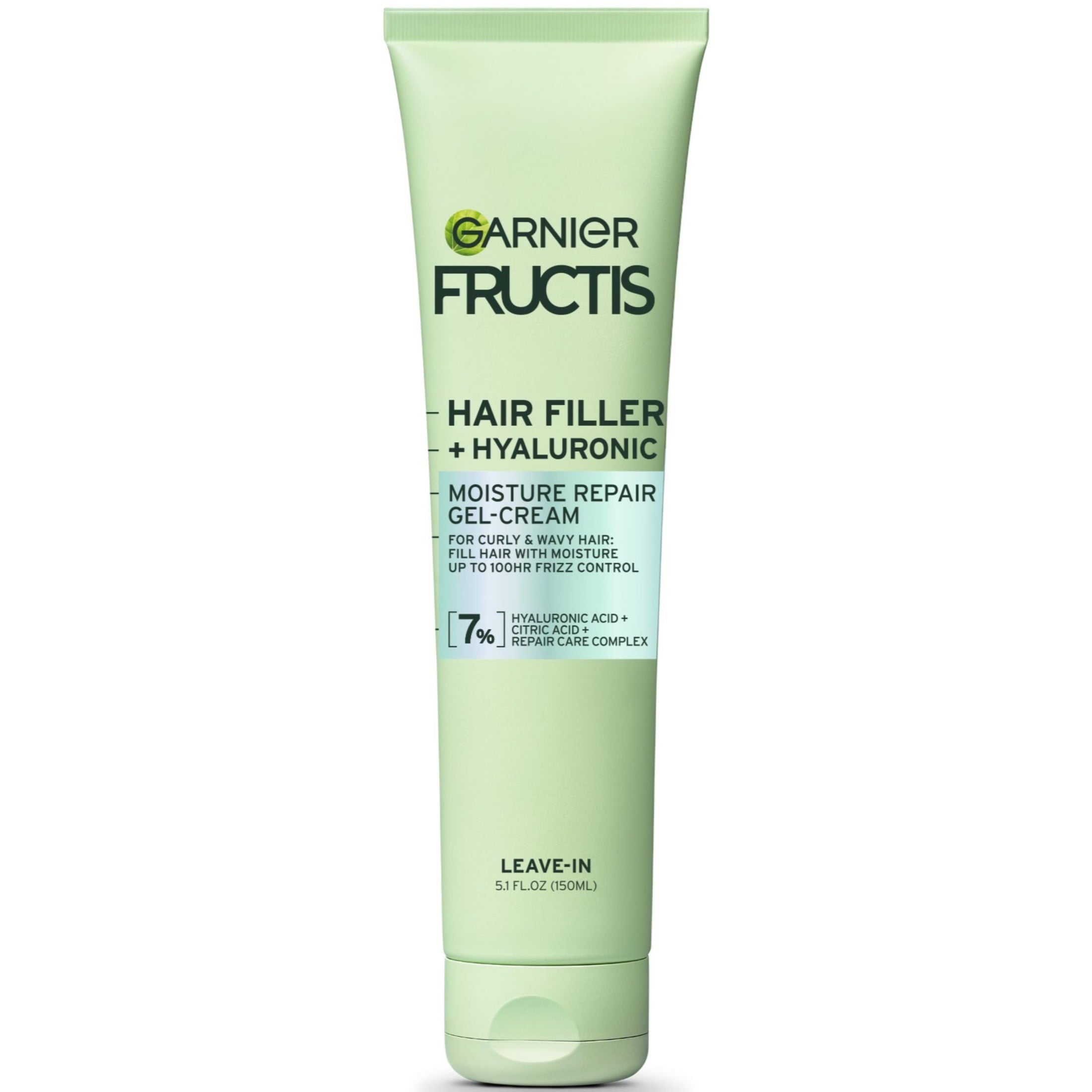 Garnier Fructis Hair Filler Hyaluronic Acid Repair Gel Cream Scalp Care, Wavy Hair 5.1 fl oz