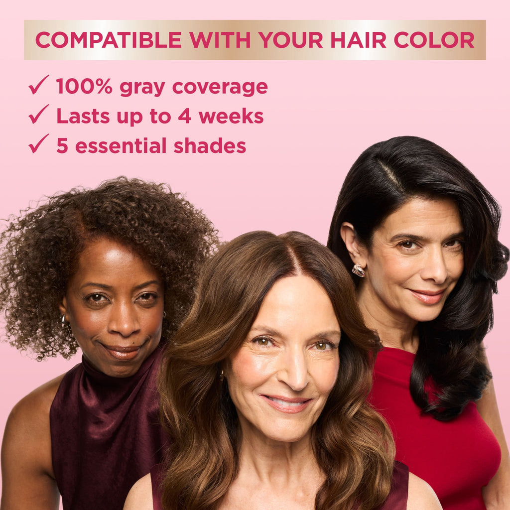 Garnier Color Sensation Color Retouch Permanent Hair Color for Adults, Black, 1 kit