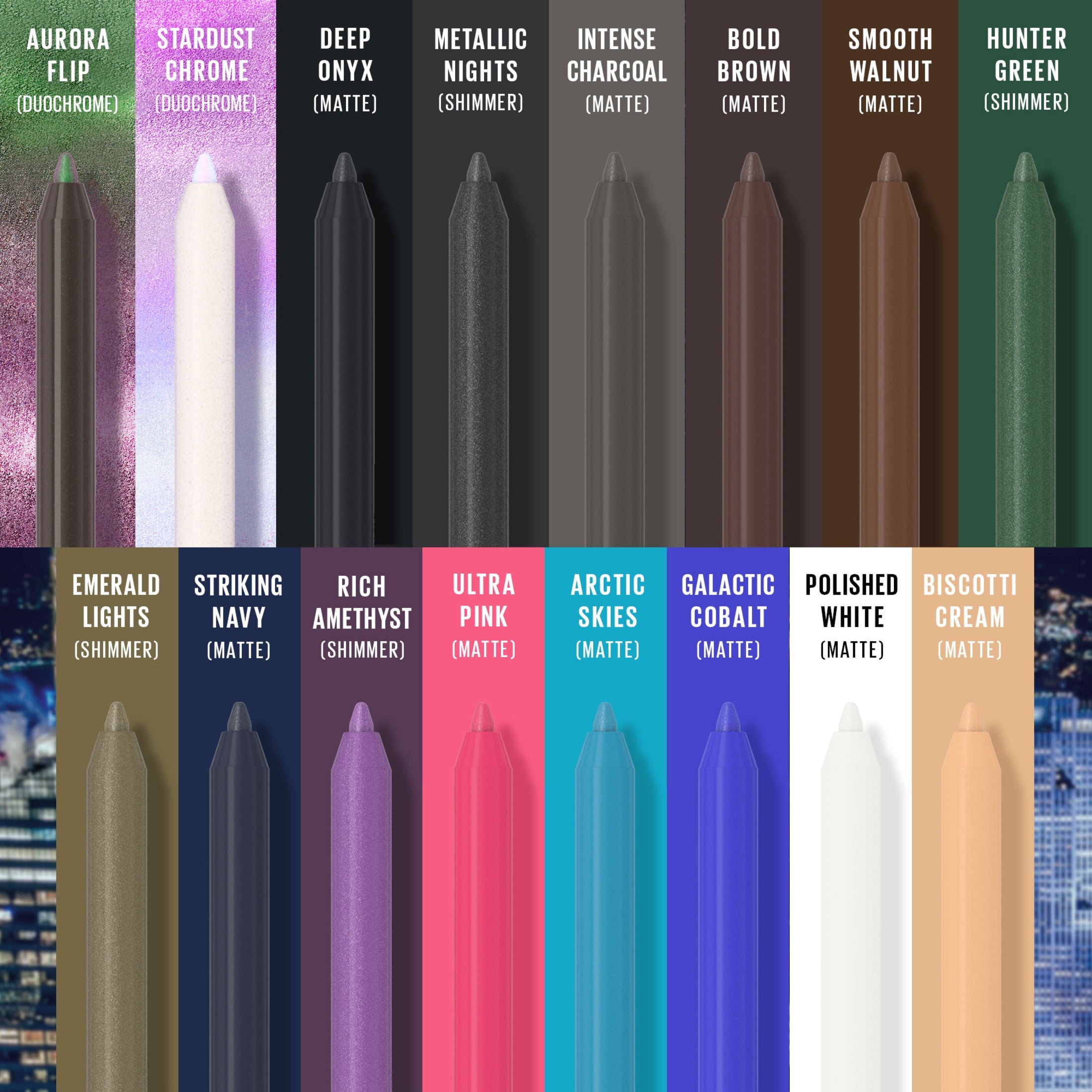 Maybelline Tattoo Studio Sharpenable Gel Pencil, Waterproof Eyeliner, Aurora FLip, 0.04 oz