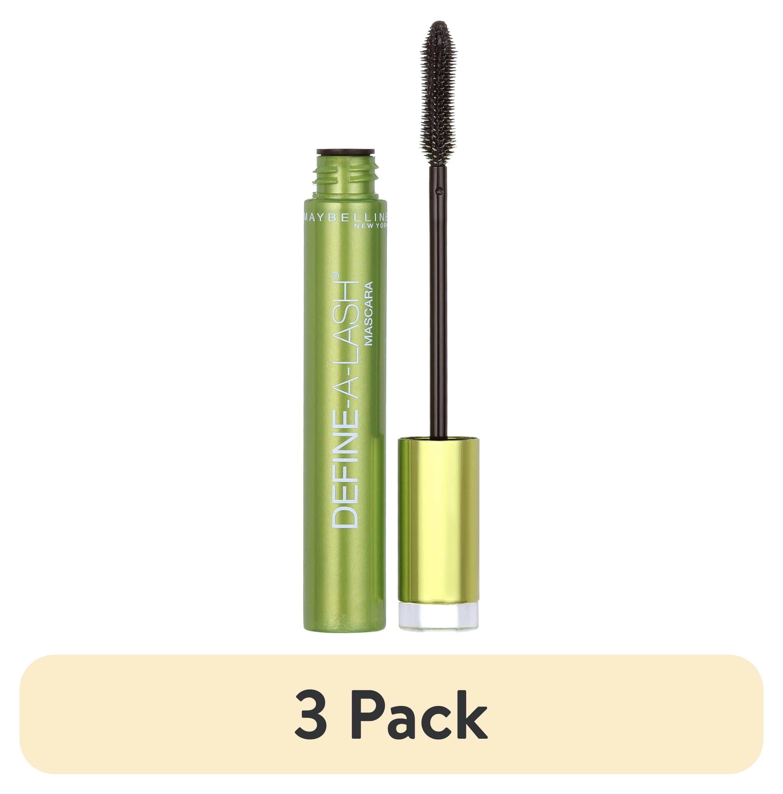 (3 pack) Maybelline Define-A-Lash Lengthening Washable Mascara, Very Black