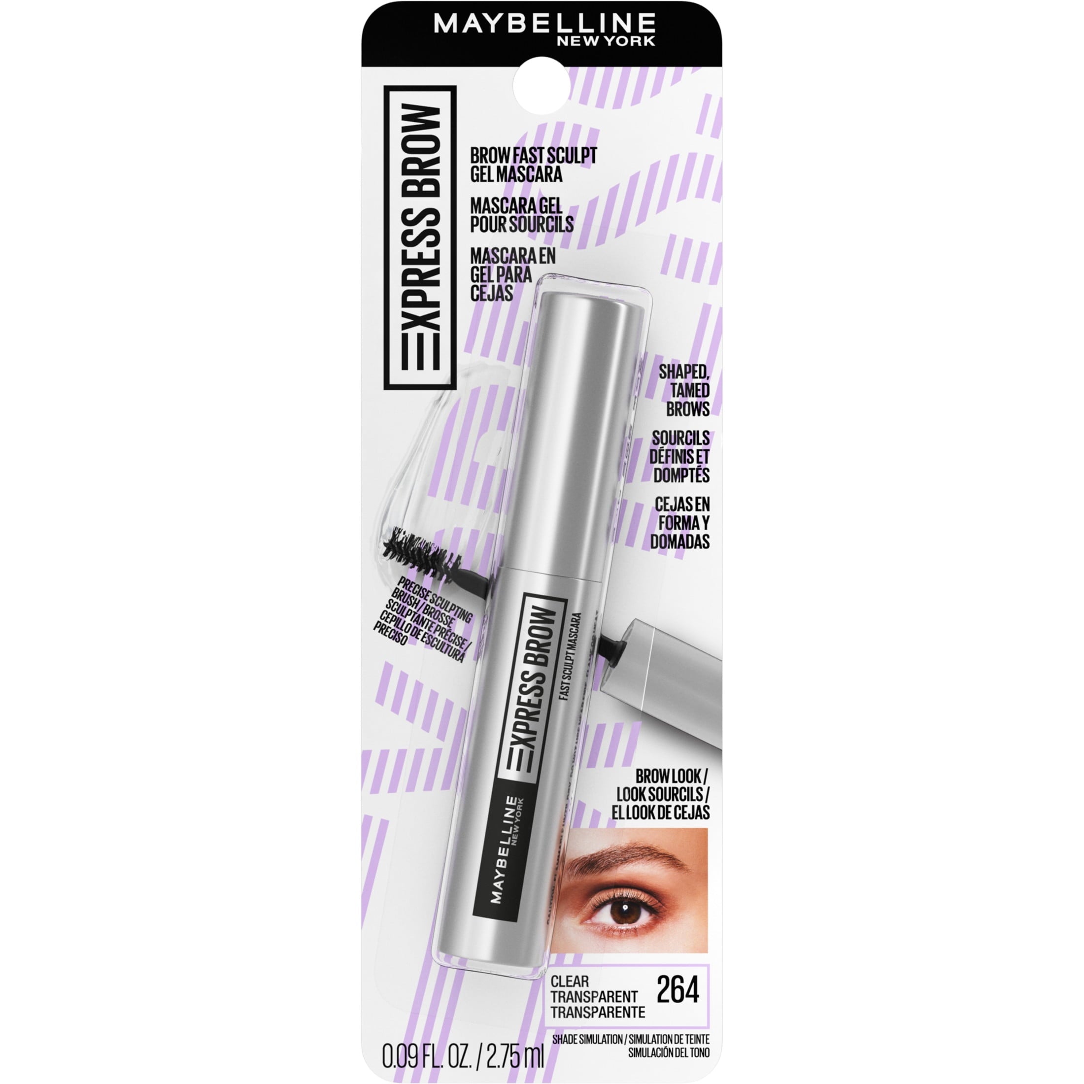 Maybelline Brow Fast Sculpt Eyebrow Gel Mascara, Clear