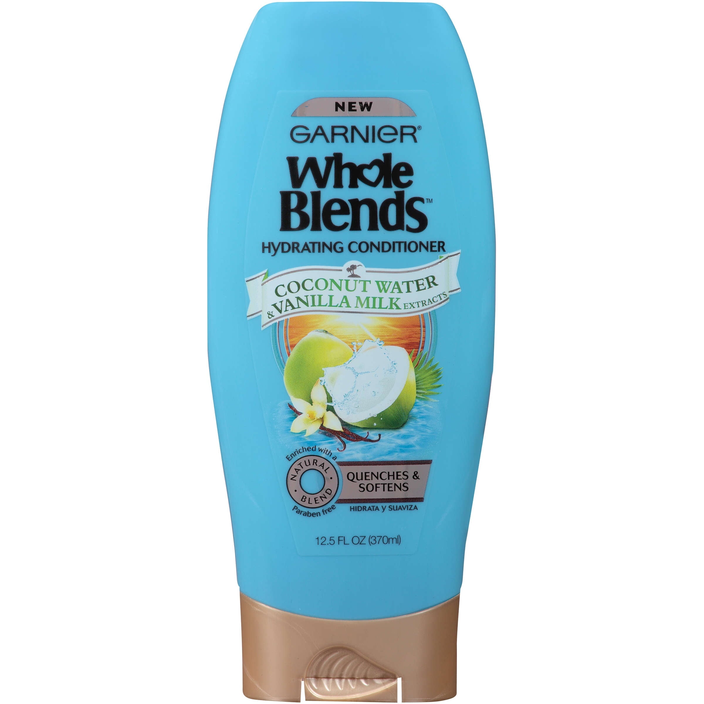 Garnier Whole Blends Conditioner with Coconut Water & Vanilla Milk Extracts 12.5 FL OZ