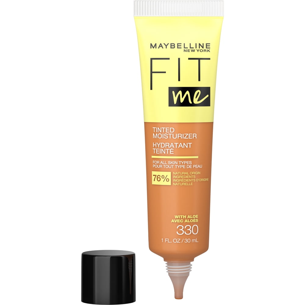 Maybelline Fit Me Tinted Moisturizer, Natural Coverage, Face Makeup, 330, 1 fl. oz.