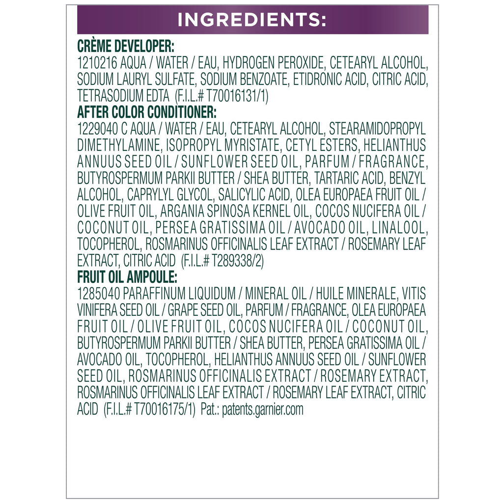 Garnier Nutrisse Nourishing Hair Color Creme, P2 Intense Purple