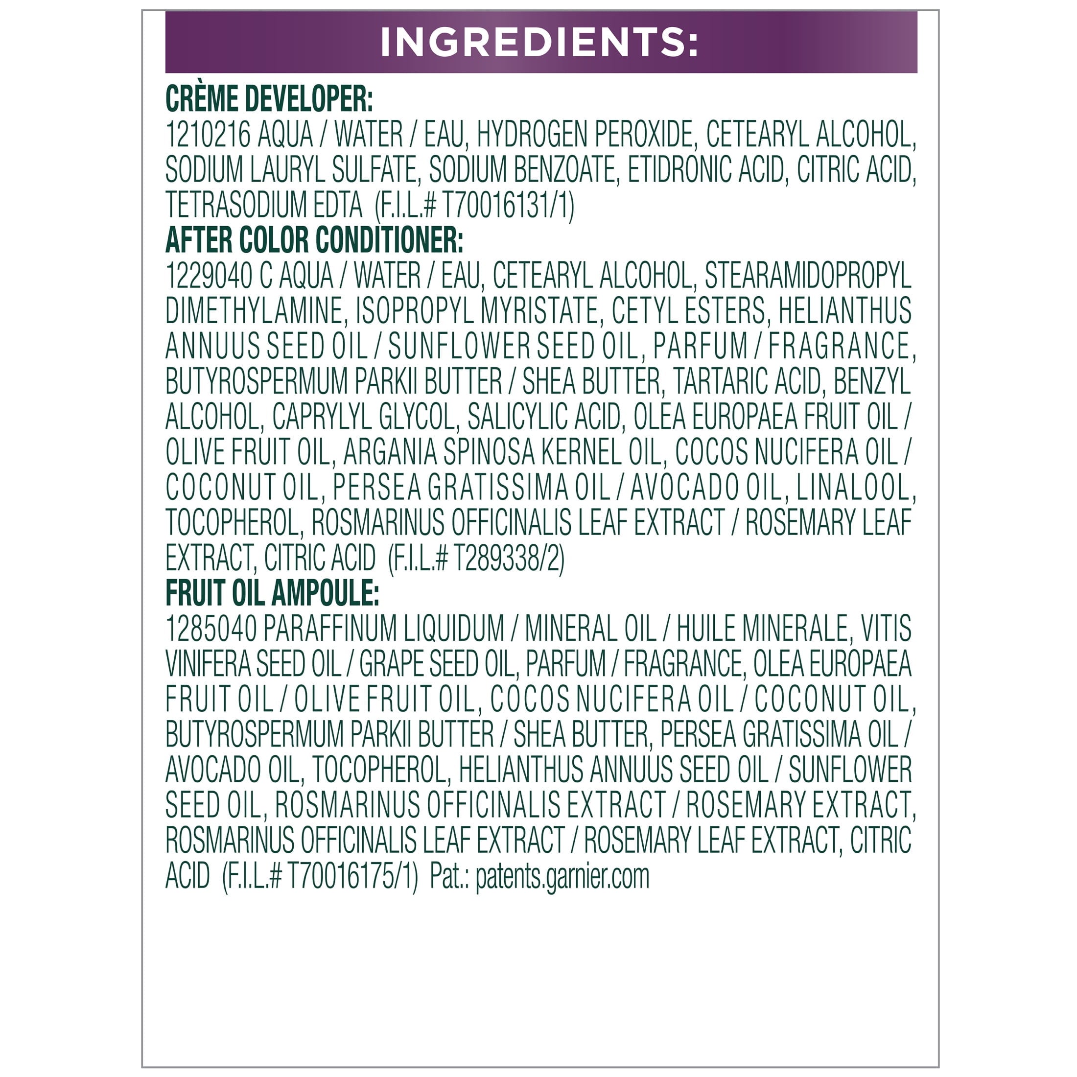 Garnier Nutrisse Nourishing Hair Color Creme, P2 Intense Purple