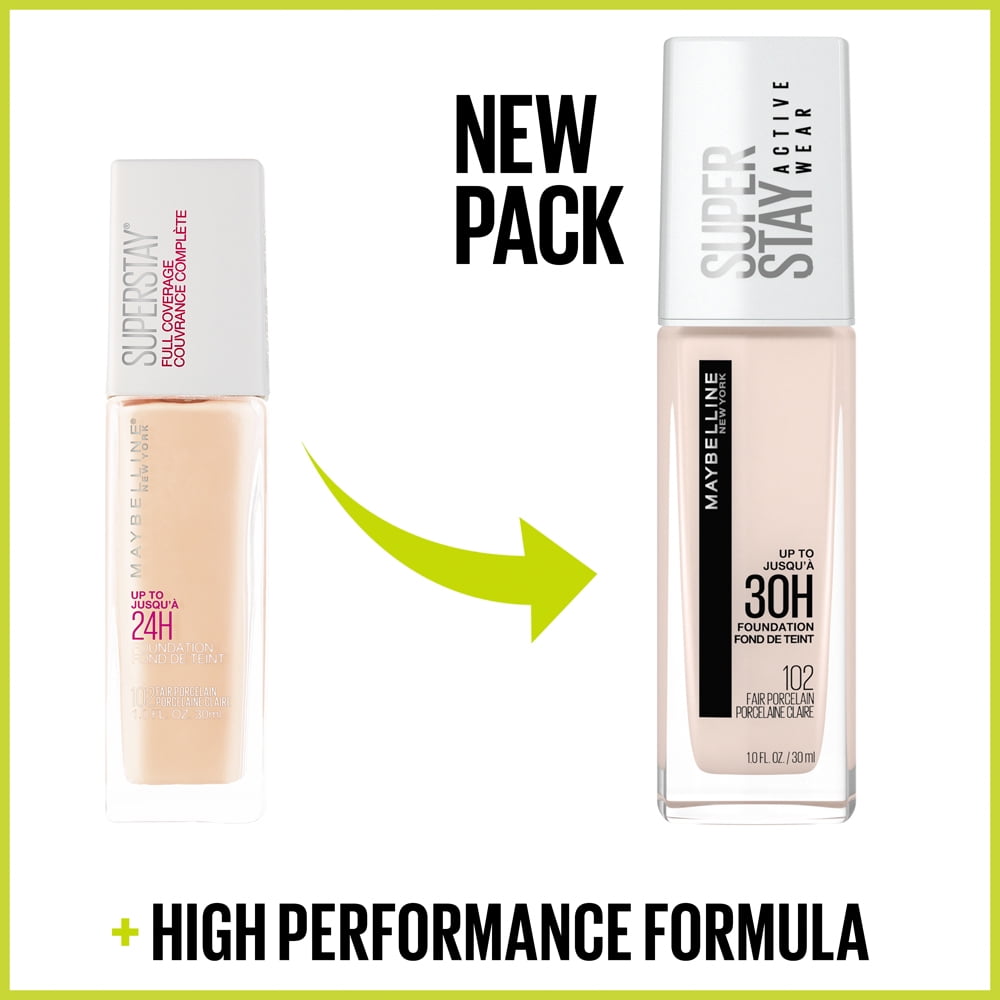 Maybelline Super Stay Longwear Liquid Foundation, Up to 30HR Wear, Warm Coconut, 1 fl. oz.