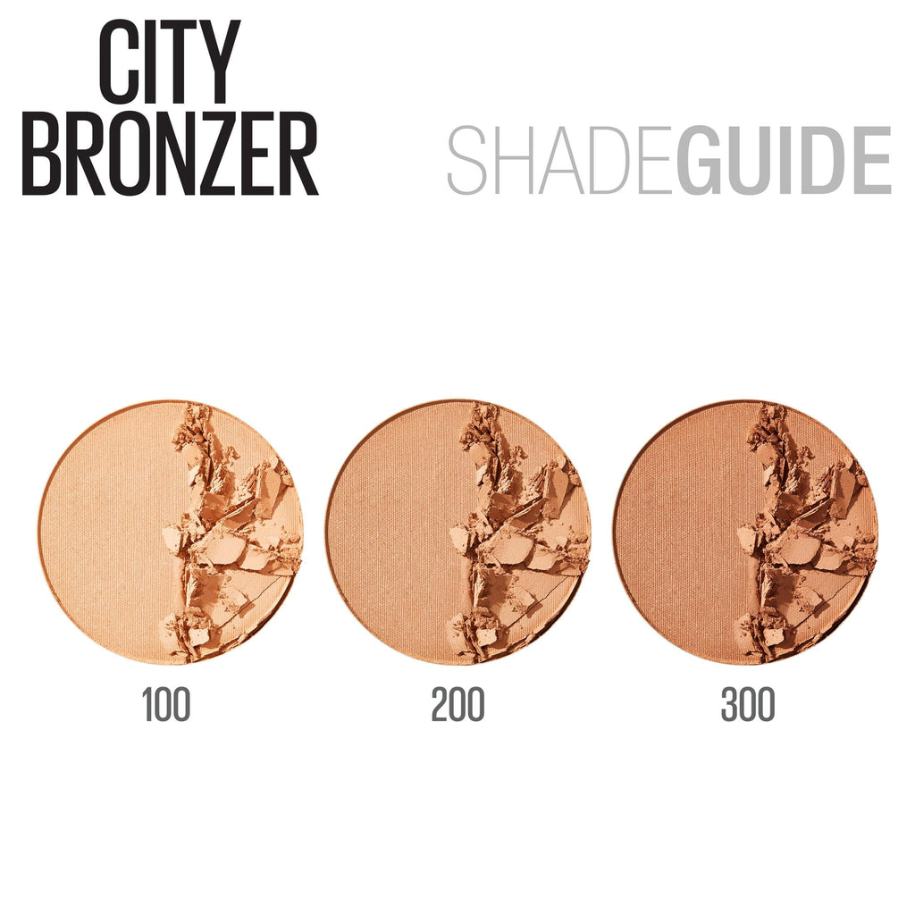 Maybelline City Bronzer Contour Powder Makeup, 200, 0.32 oz