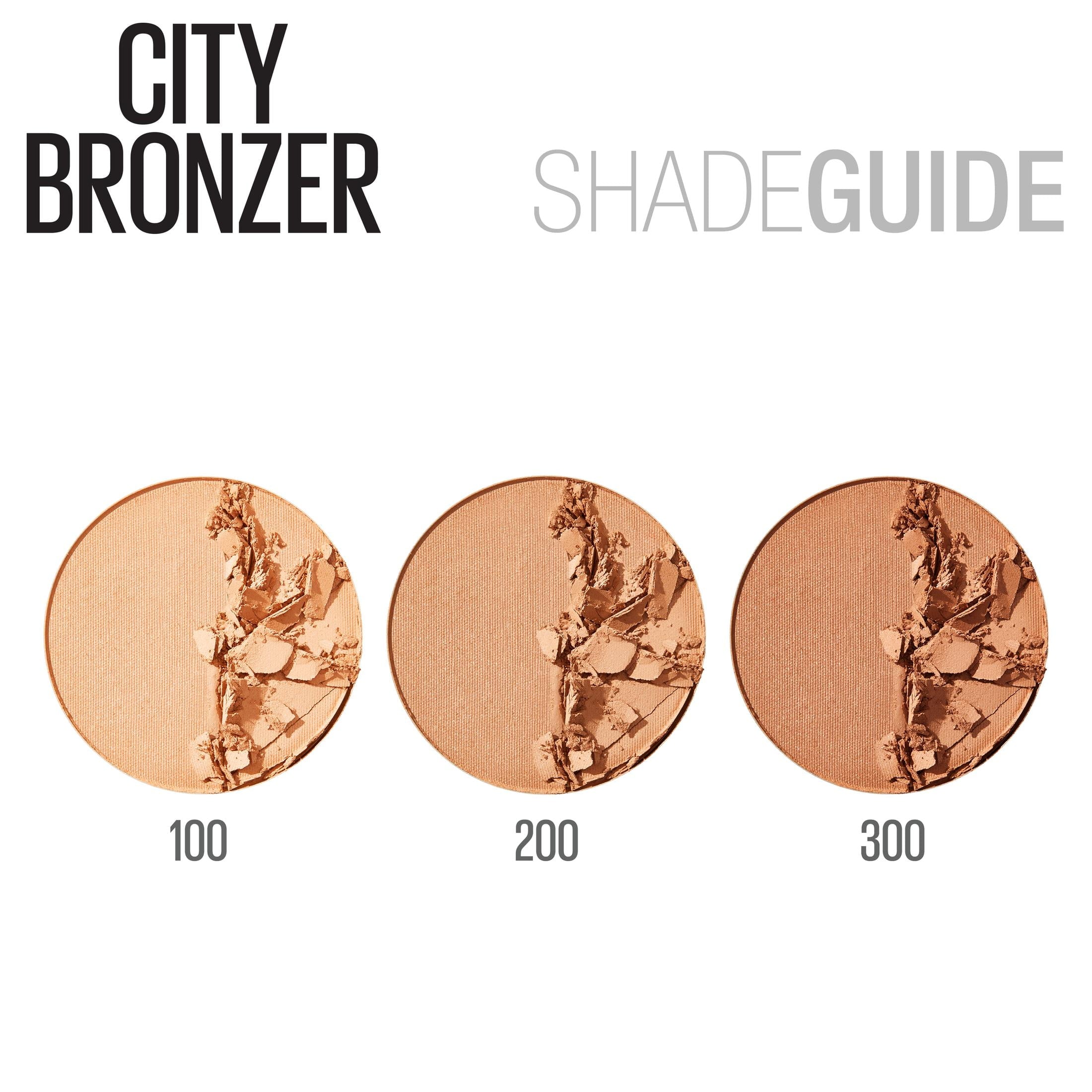 Maybelline City Bronzer Contour Powder Makeup, 200, 0.32 oz
