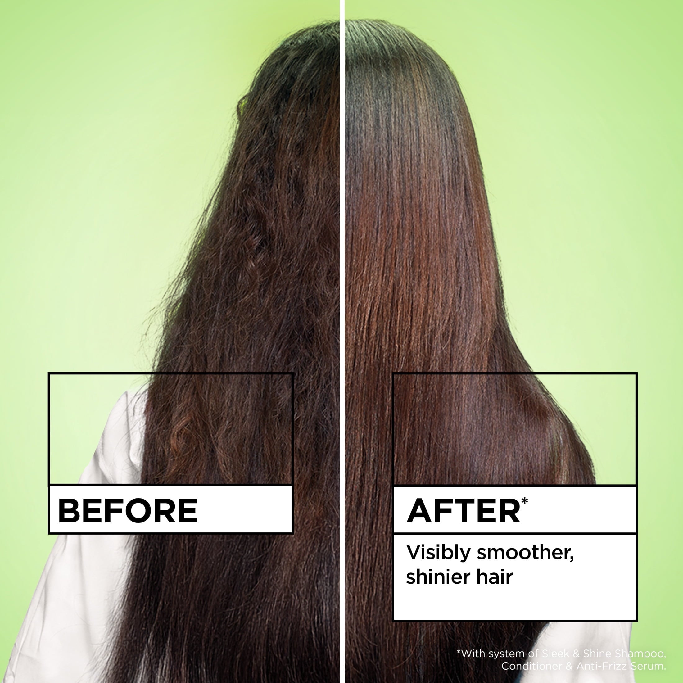 Garnier Fructis Sleek & Shine Anti-Frizz Hair Serum 5.1 fl oz, 2 Pack
