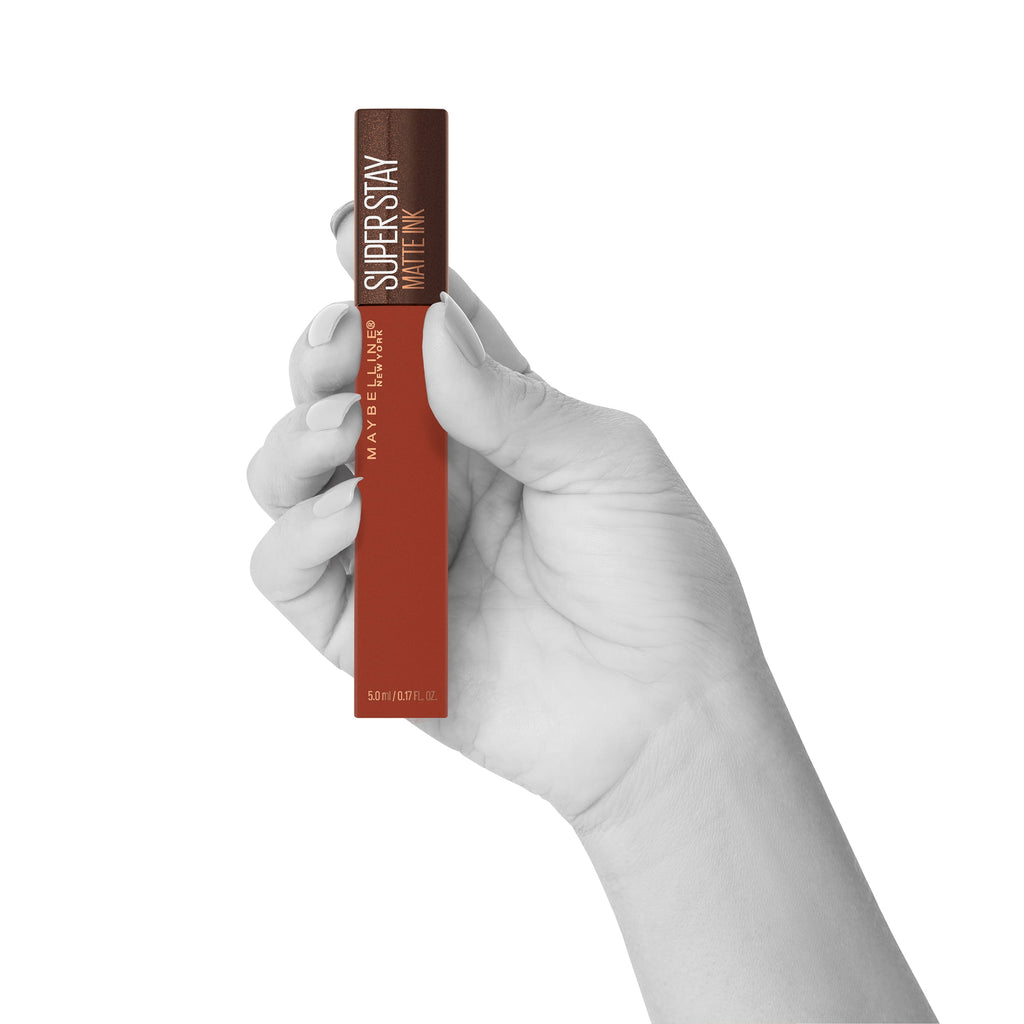 Maybelline SuperStay Matte Ink Liquid Lipstick, Coffee Edition, Cocoa Connoisseur, 0.17 fl. oz.