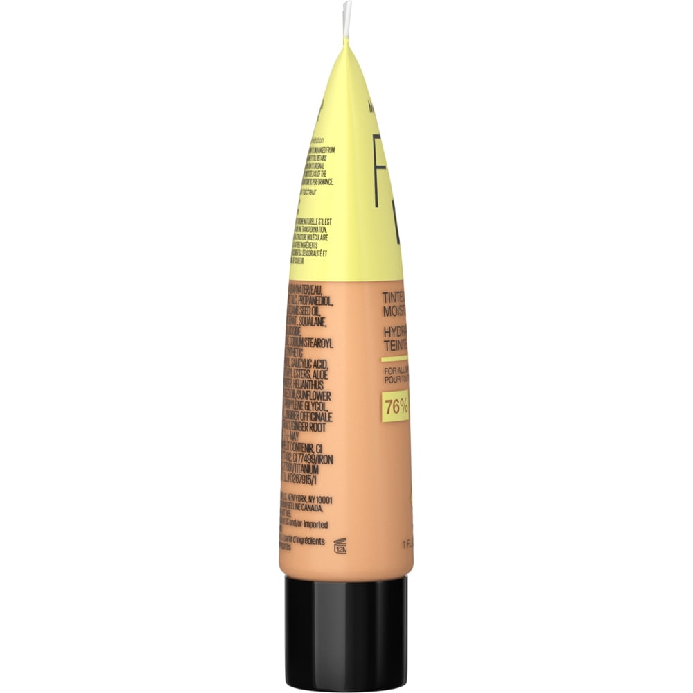 Maybelline Fit Me Tinted Moisturizer, Natural Coverage, Face Makeup, 322, 1 oz.