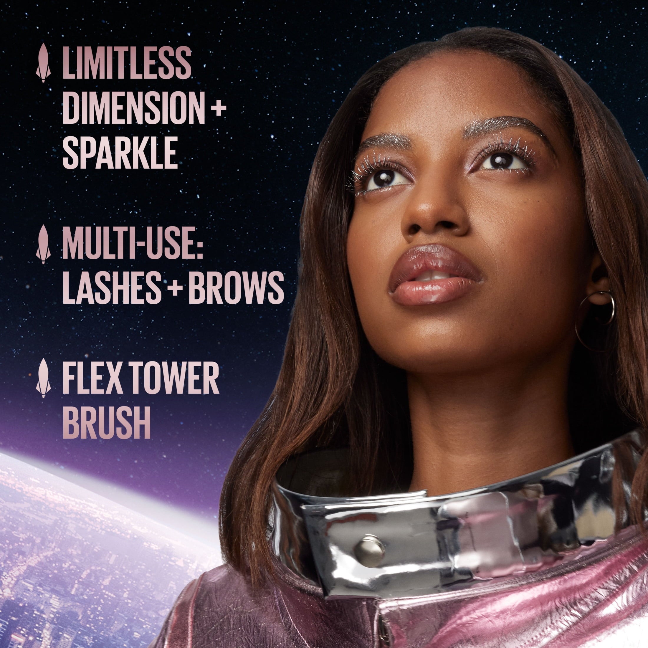 (2 pack) Maybelline Lash Sensational Sky High Washable Mascara, Space Diamond, 0.24 fl oz