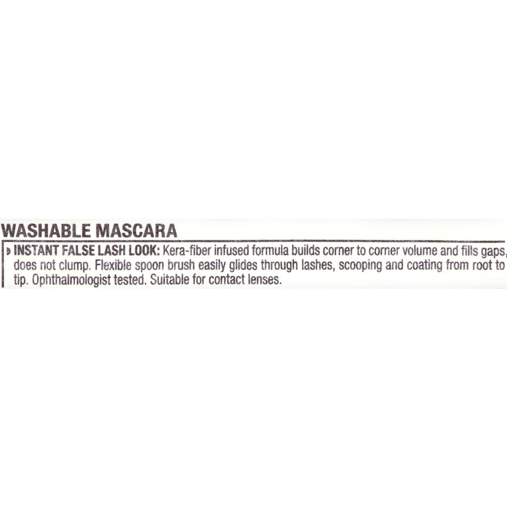 Maybelline The Falsies Washable Mascara, Blackest Black, 2 Pack