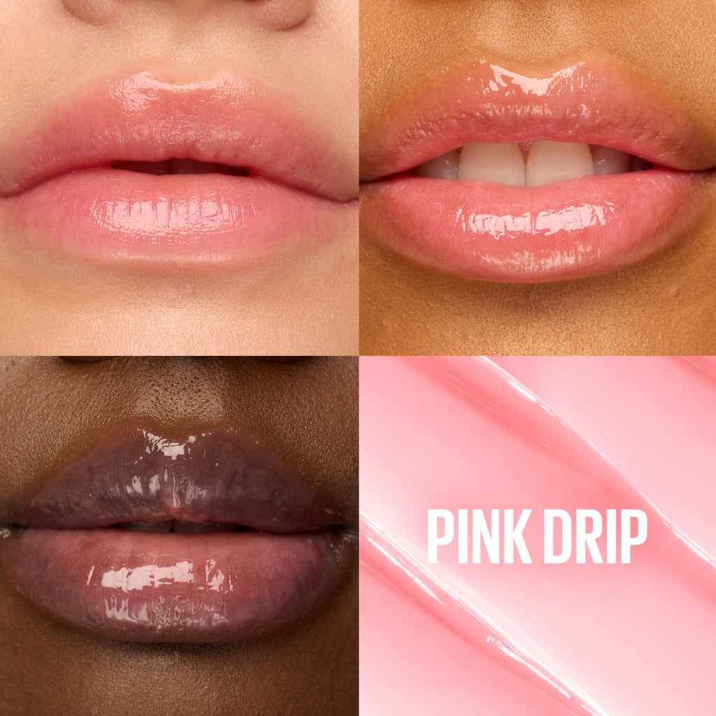 Maybelline Lifter Glaze Hydrating Lip GlossOil Balm with Hydrating Oil Blend, Pink Drip, 0.1 oz