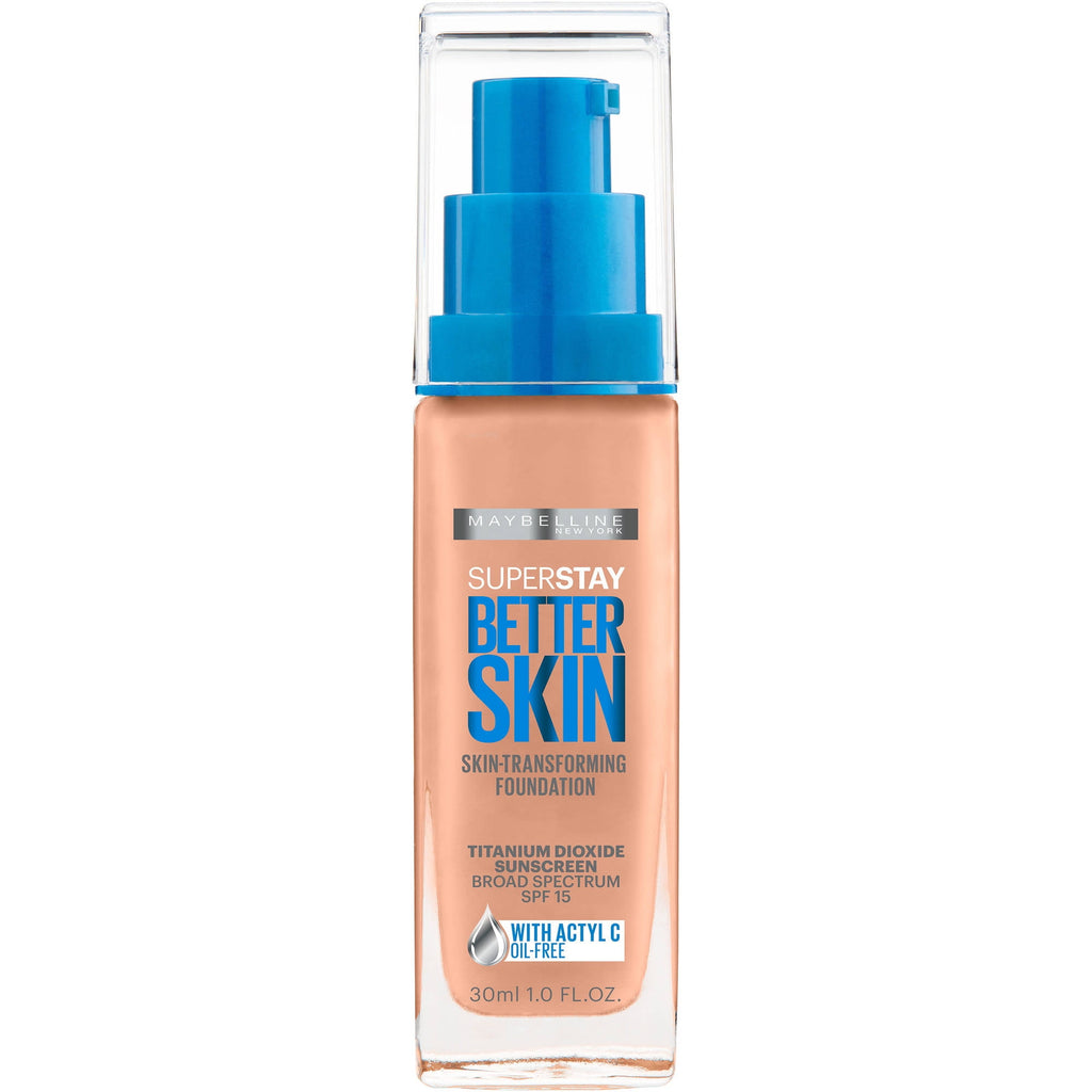 Maybelline New York SuperStay Better Skin Foundation, 40 Buff Beige, 1 Fl. Oz.