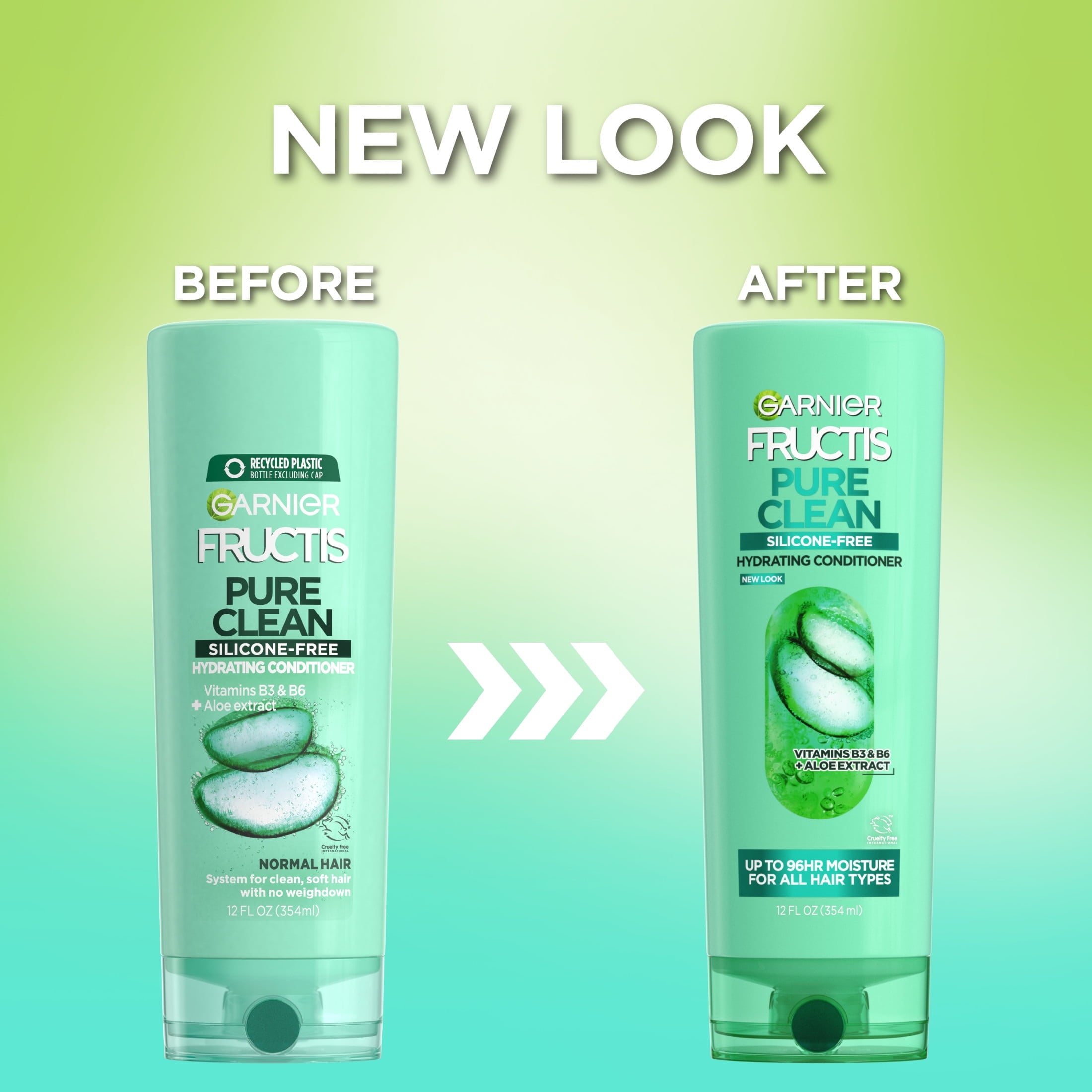 Garnier Fructis Pure Clean Hydrating Strengthening Conditioner, 12 fl oz