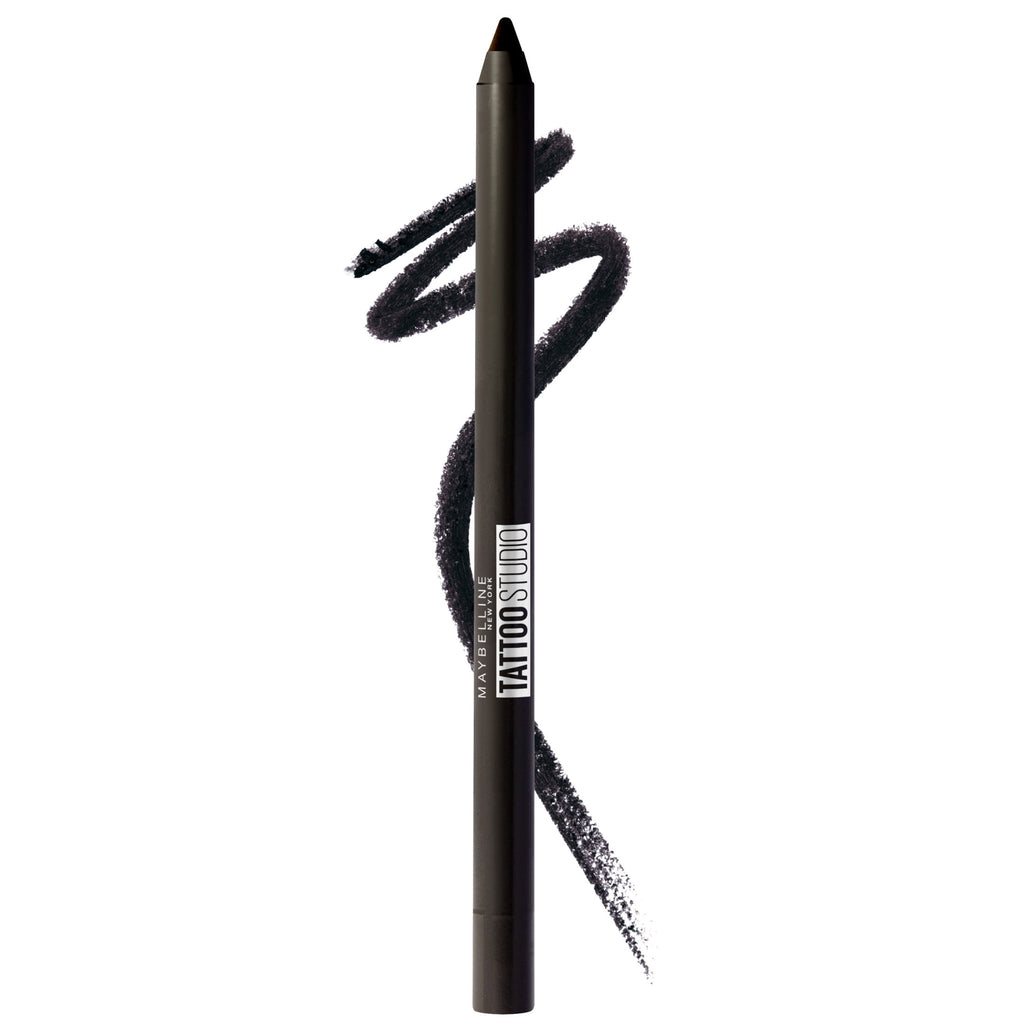 (2 pack) Maybelline Tattoo Studio Sharpenable Gel Pencil Longwear Eyeliner, Deep Onyx