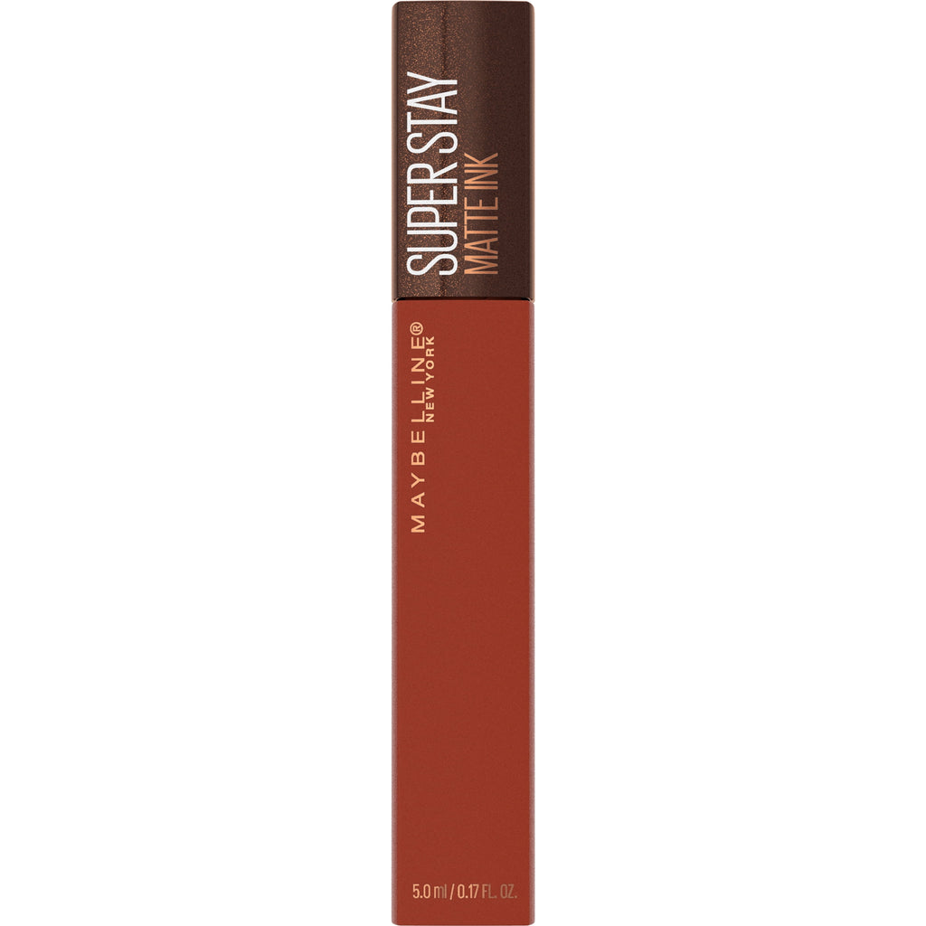 Maybelline SuperStay Matte Ink Liquid Lipstick, Coffee Edition, Cocoa Connoisseur, 0.17 fl. oz.