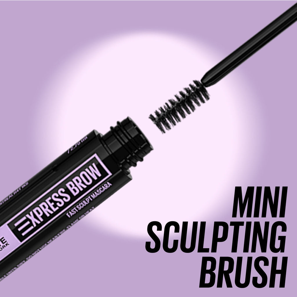Maybelline Brow Fast Sculpt Eyebrow Gel Mascara Makeup, Soft Brown