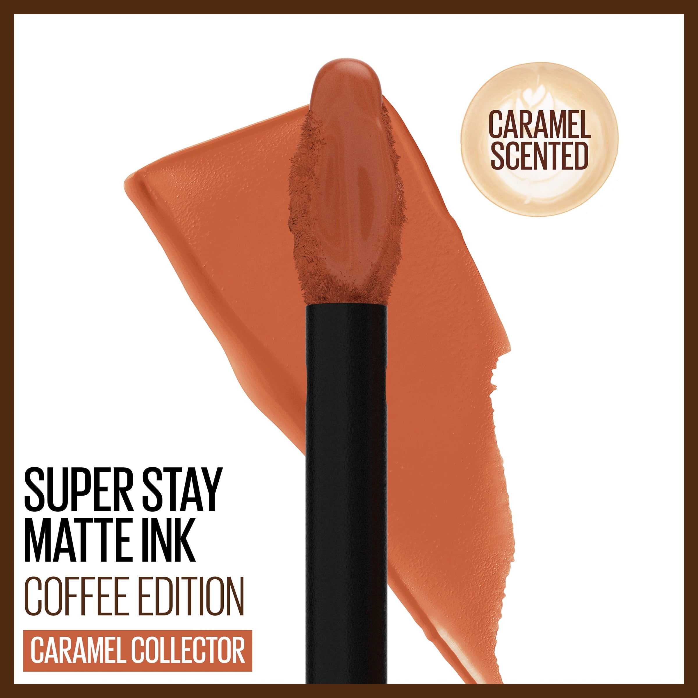 Maybelline SuperStay Matte Ink Liquid Lipstick, Coffee Edition, Caramel Collector, 0.17 fl. oz.