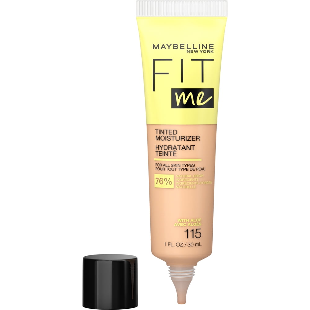 Maybelline Fit Me Tinted Moisturizer, Natural Coverage, 115, 1 fl oz