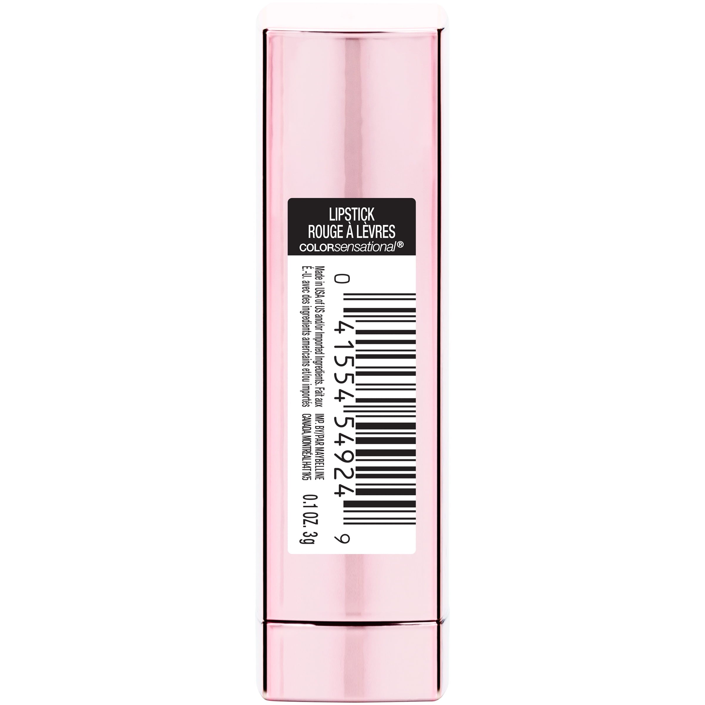 Maybelline Color Sensational Shine Compulsion Lipstick Makeup, Pink Fetish, 0.1 oz.
