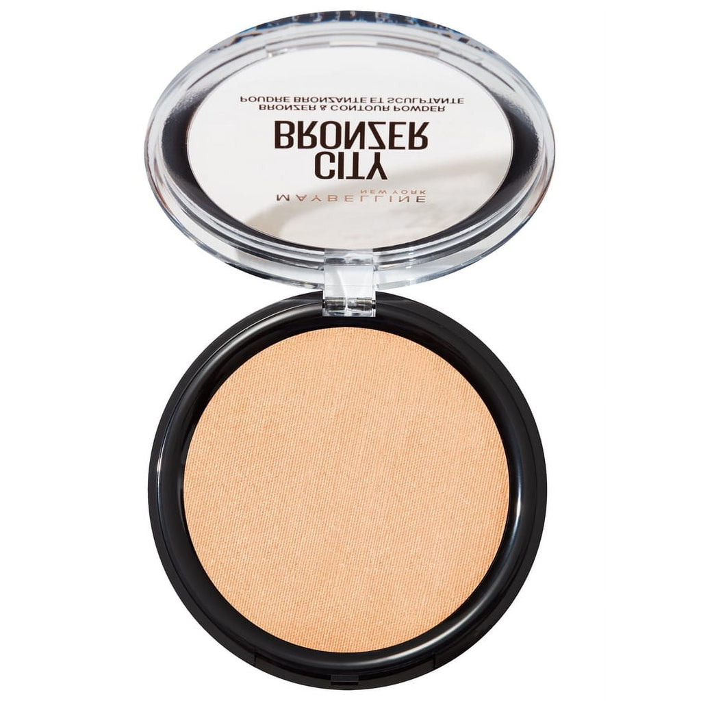 Maybelline City Bronzer Powder Makeup, Bronzer and Contour Powder, 100, 0.32 oz.