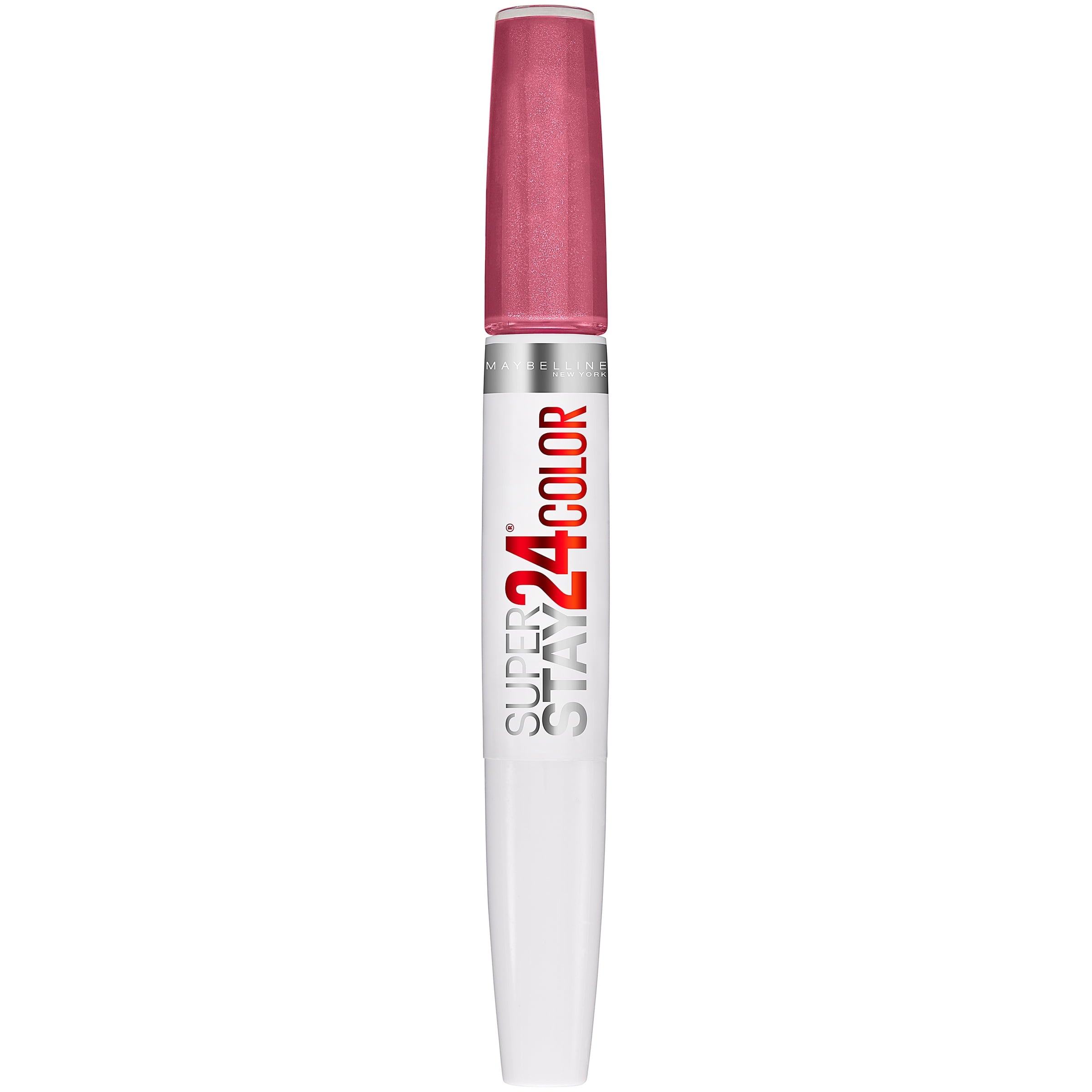 (2 pack) Maybelline Super Stay 24 2-Step Liquid Lipstick Makeup, 055 Perpetual Plum, 1 Kit