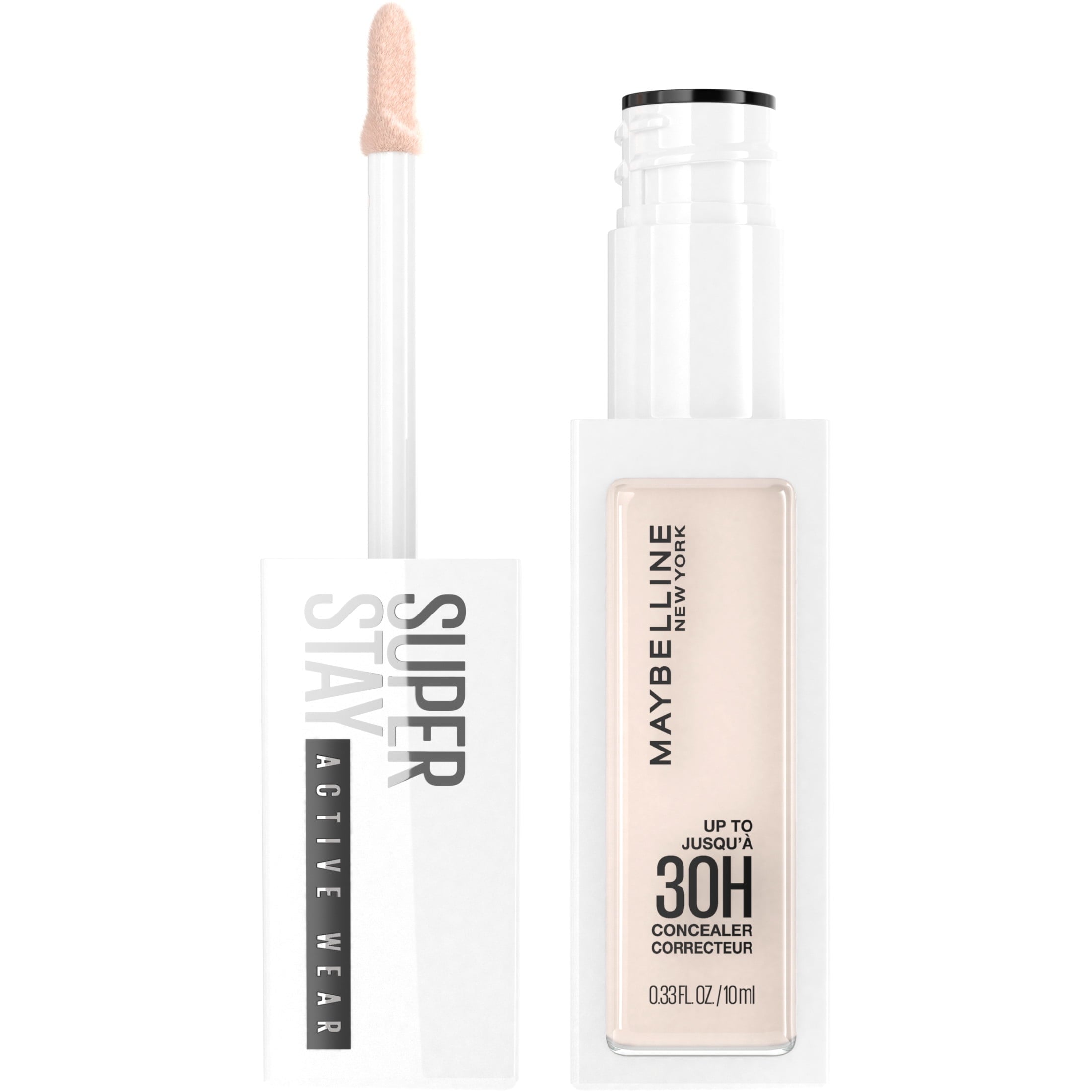 (2 pack) Maybelline Super Stay Longwear Liquid Concealer, Full Coverage, 01, 0.33 fl oz
