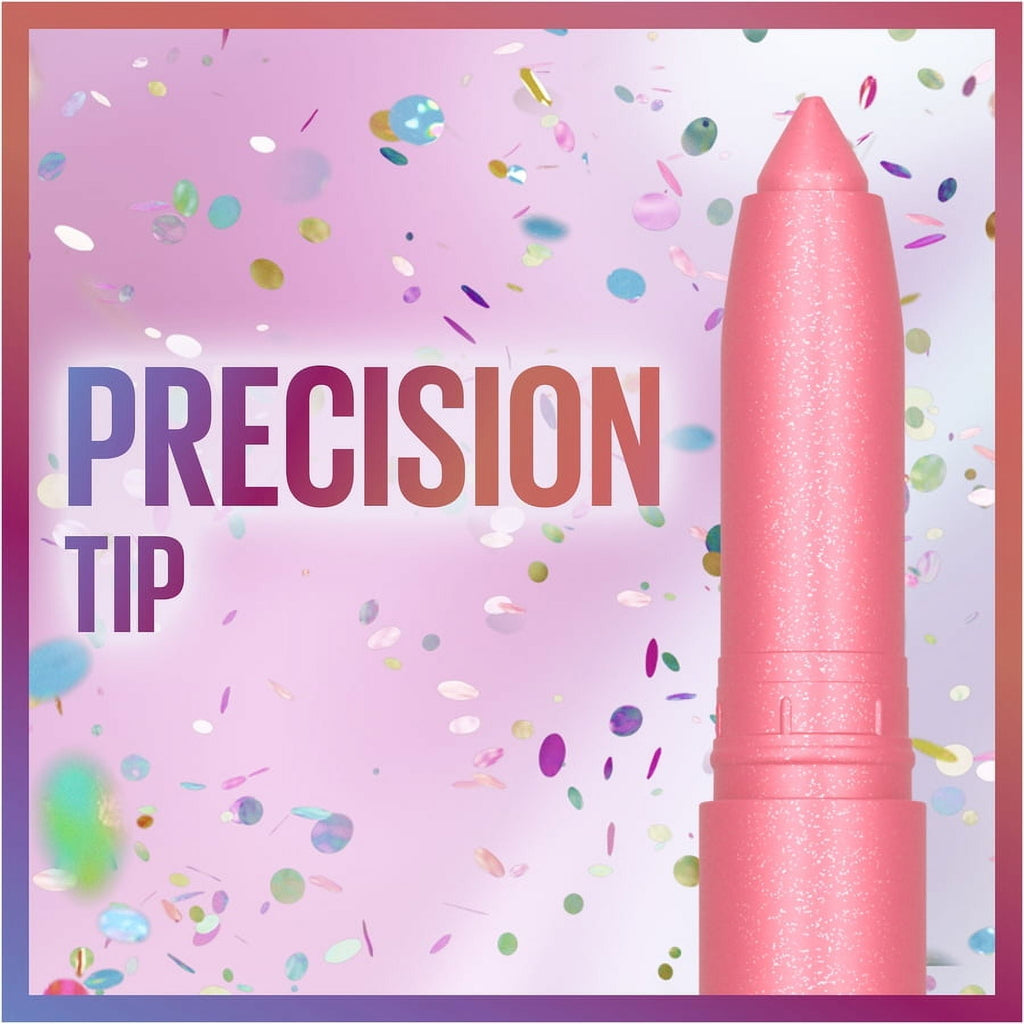 Maybelline Super Stay Ink Crayon Lipstick, Matte Longwear Lipstick, Throw a Party, 0.04 oz.