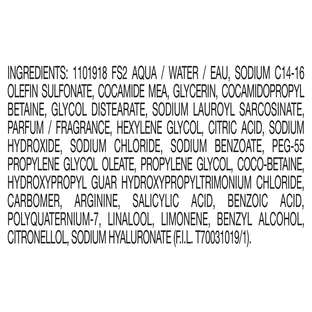 Garnier Fructis Hair Filler Moisture Repair Shampoo with Hyaluronic Acid, Curly Hair, Adults, 10.1 fl oz
