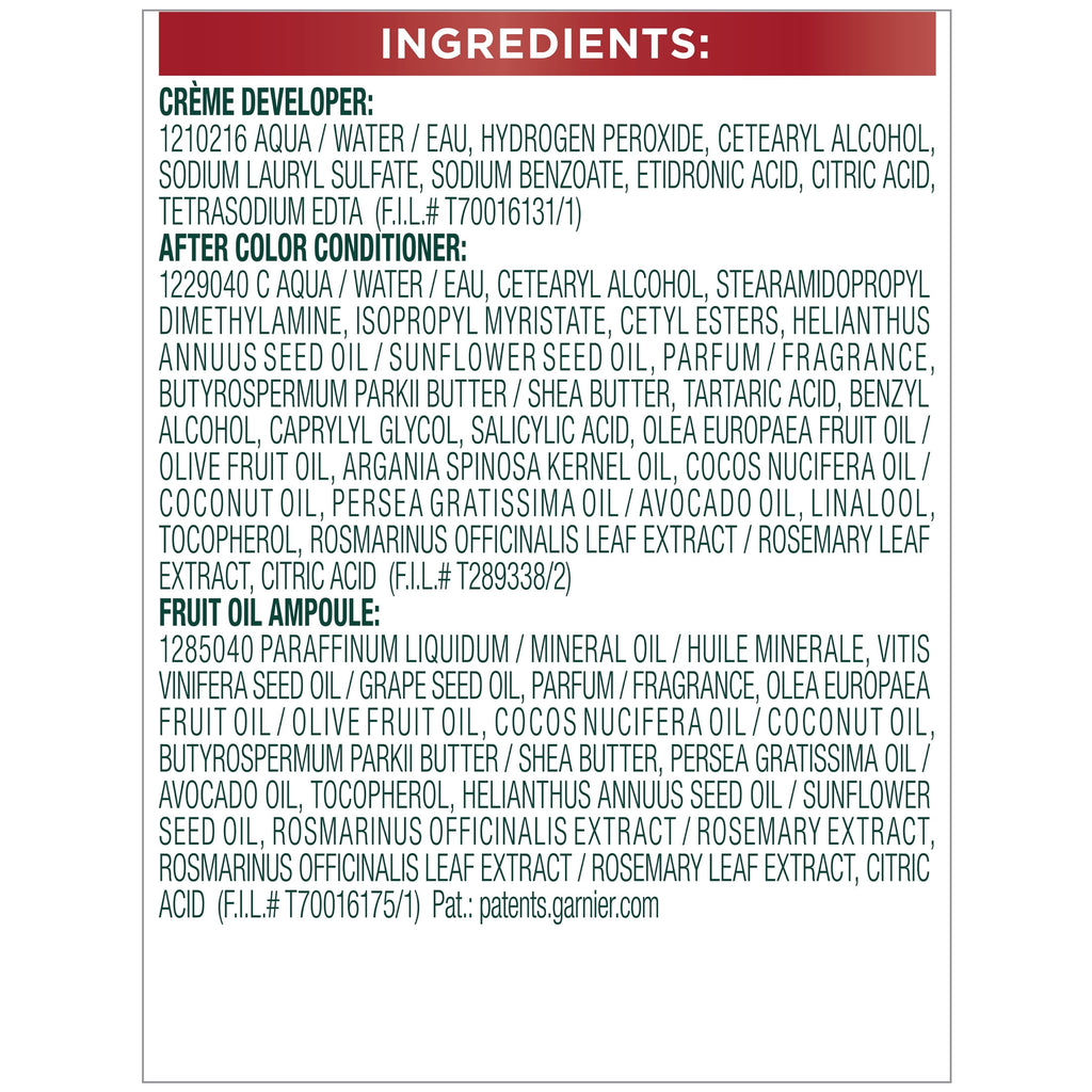 Garnier Nutrisse Ultra Nourishing Hair Color Creme, R2 Medium Intense Auburn, 1 Kit