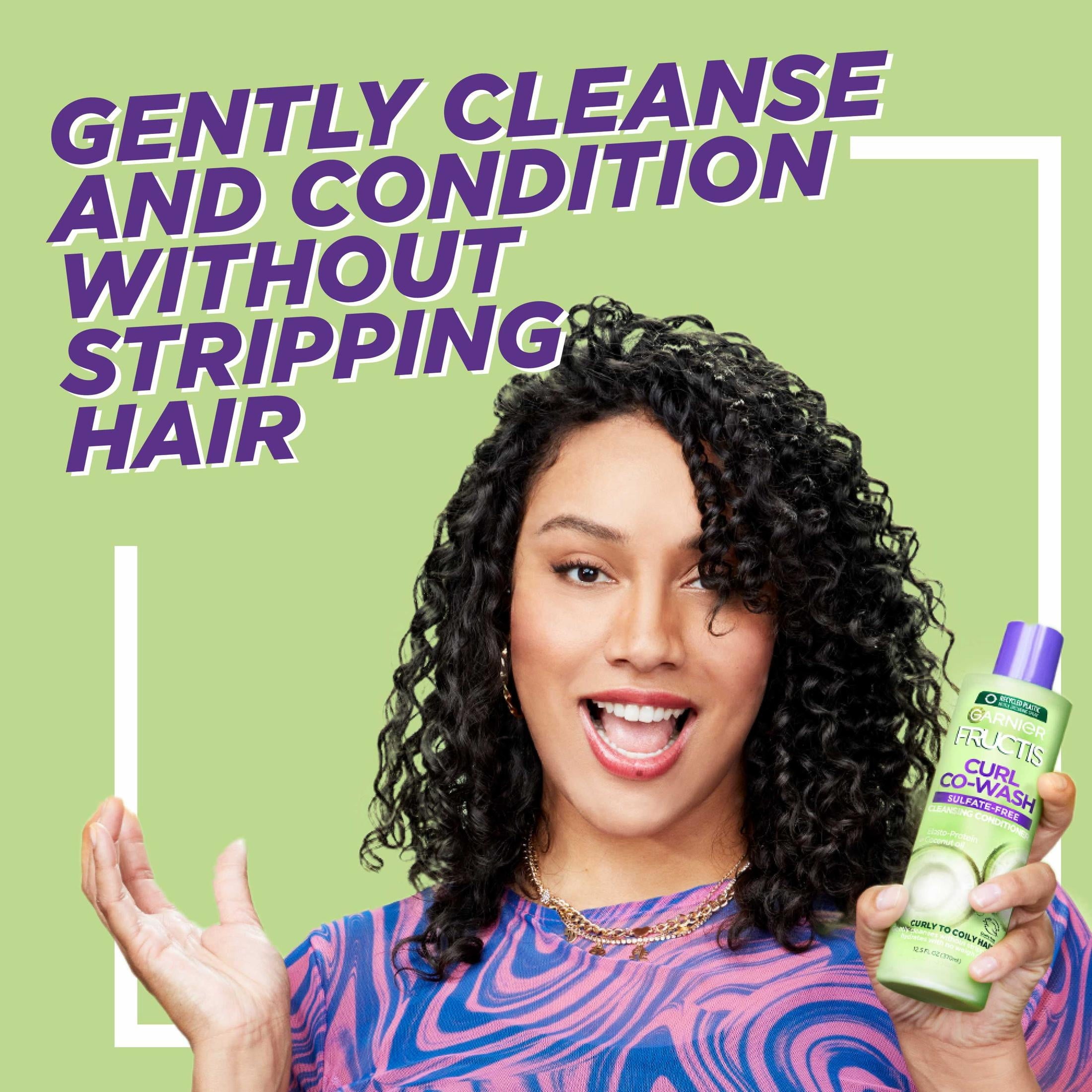 Garnier Fructis Sulfate Free Conditioner with Coconut Oil, 12.1 fl oz