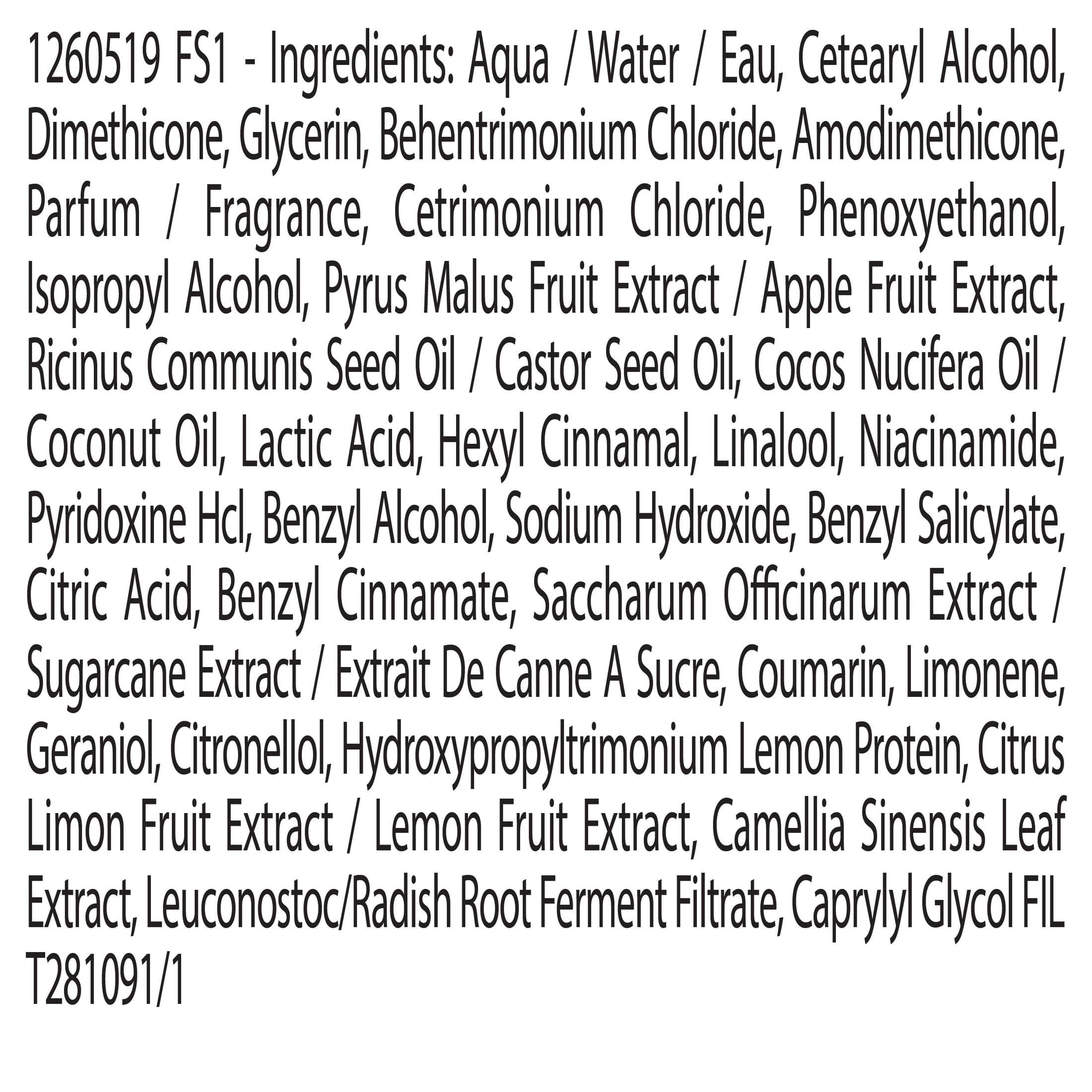 Garnier Fructis Sulfate Free Conditioner with Coconut Oil, 12.1 fl oz